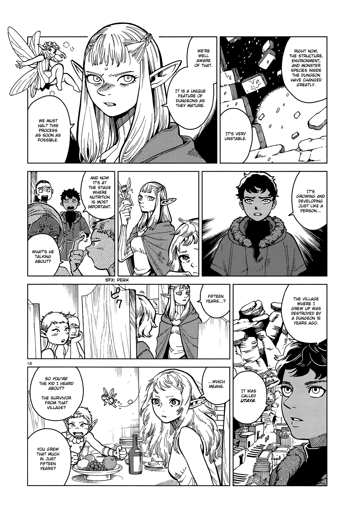 Dungeon Meshi Chapter 45 page 16 - Chapter 45: Egg
