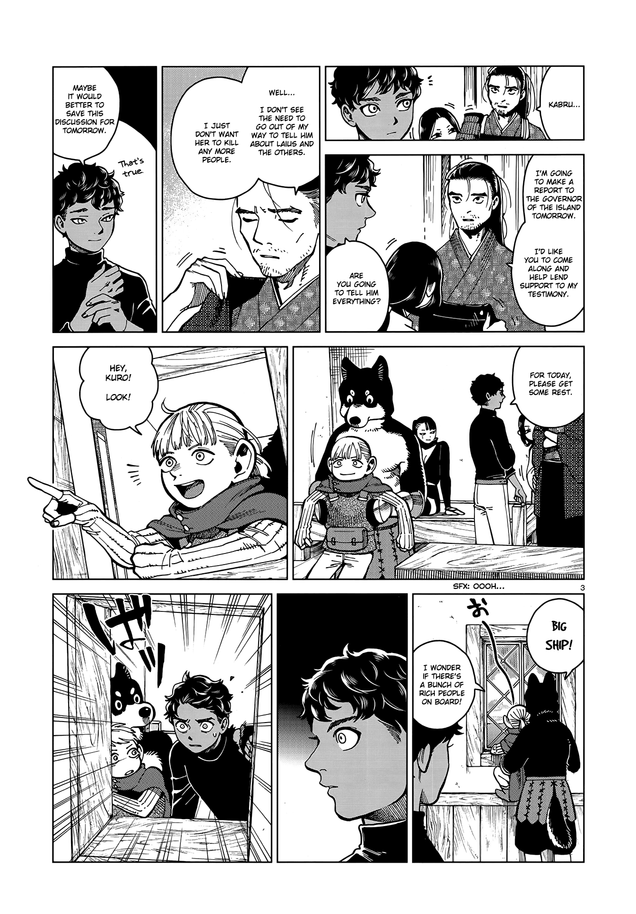Dungeon Meshi Chapter 45 page 3 - Chapter 45: Egg