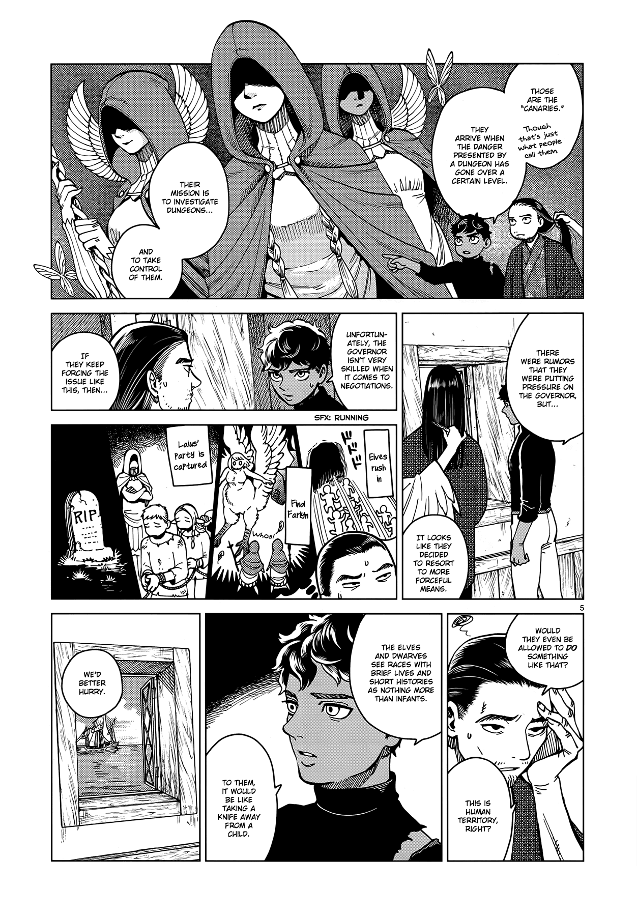 Dungeon Meshi Chapter 45 page 5 - Chapter 45: Egg
