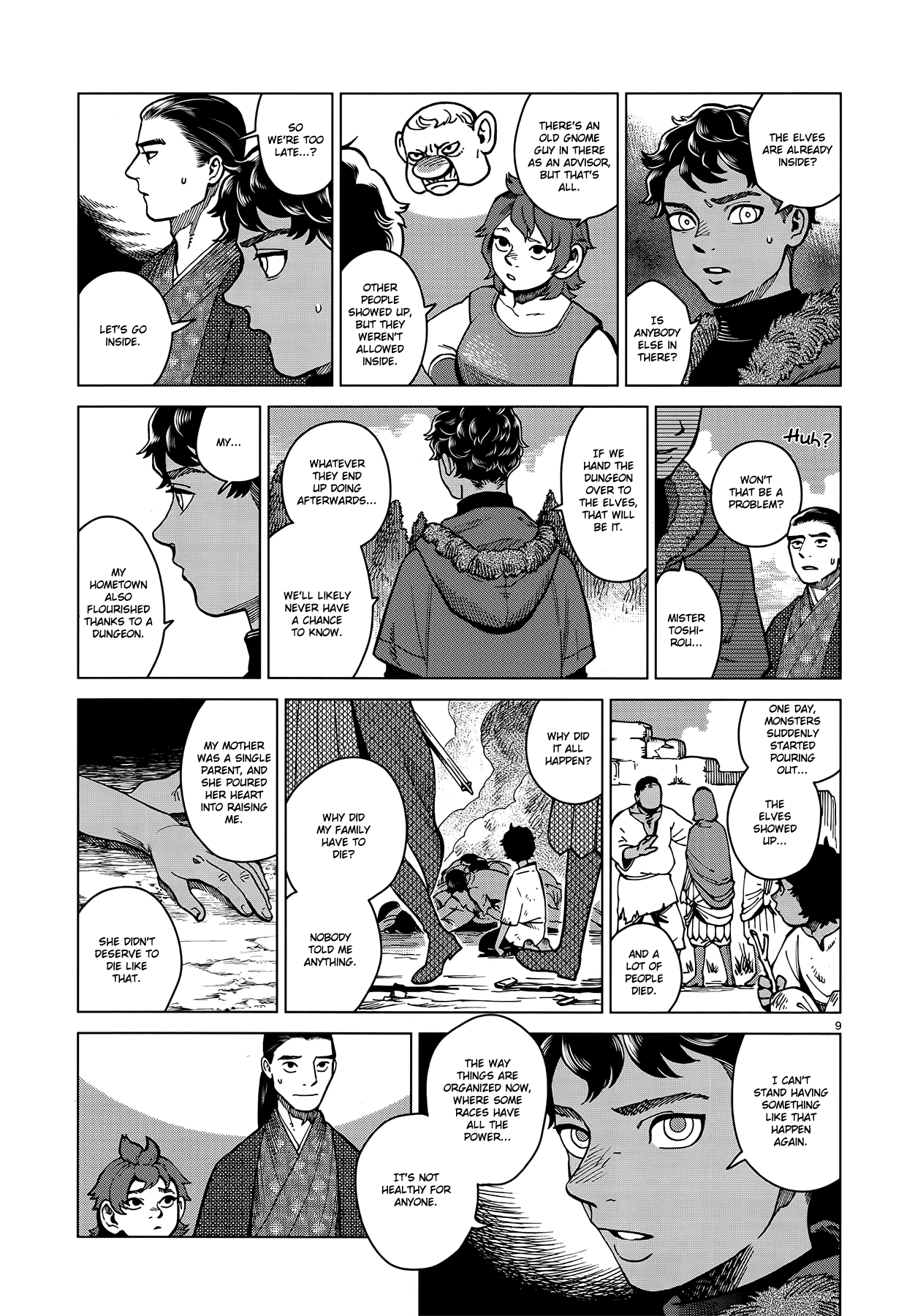 Dungeon Meshi Chapter 45 page 9 - Chapter 45: Egg
