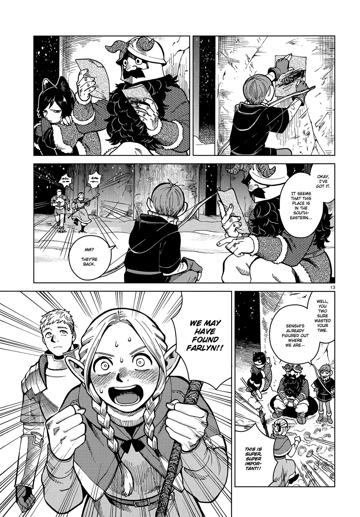 Dungeon Meshi Chapter 47 page 13 - Chapter 47: Griffin