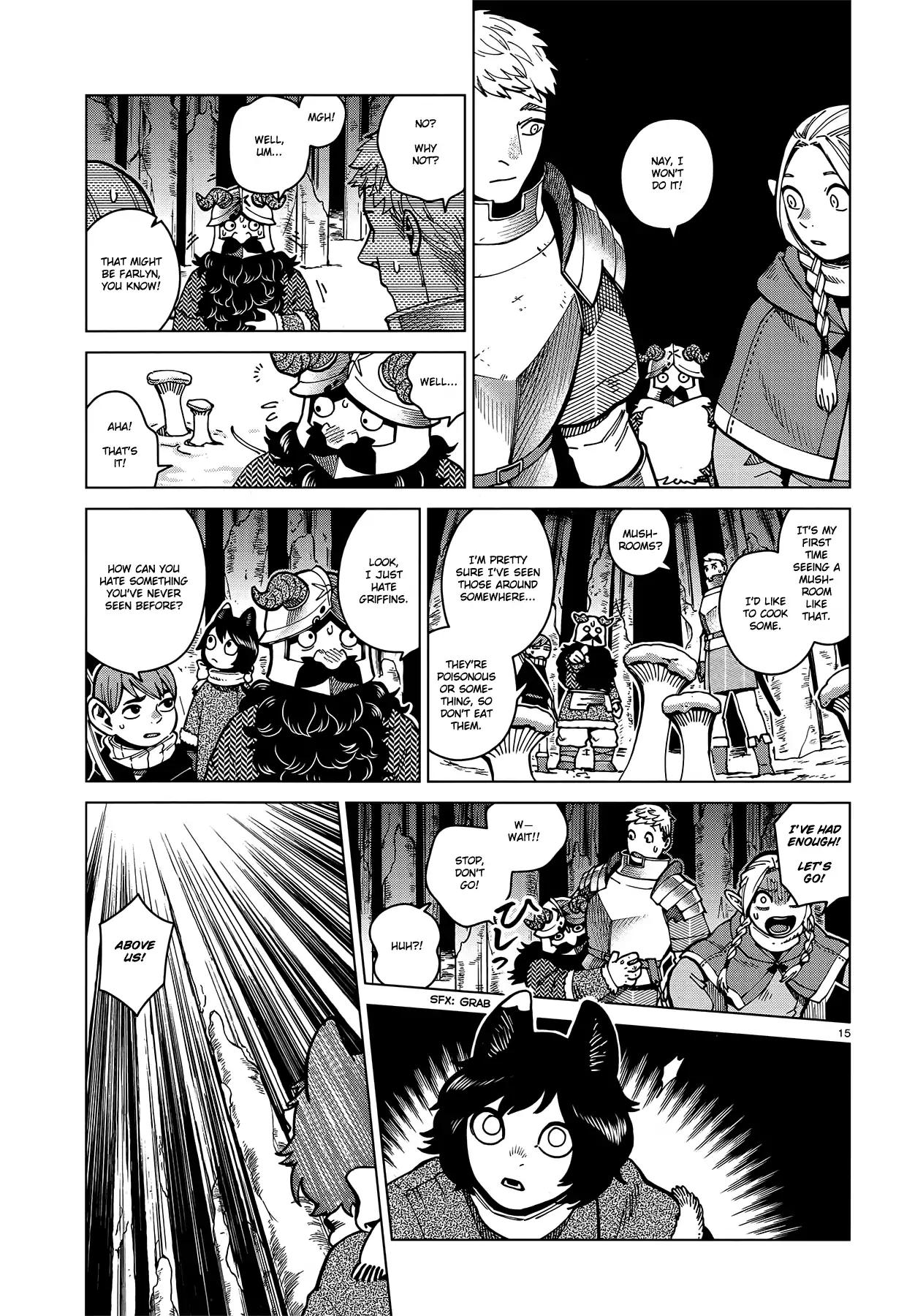Dungeon Meshi Chapter 47 page 15 - Chapter 47: Griffin