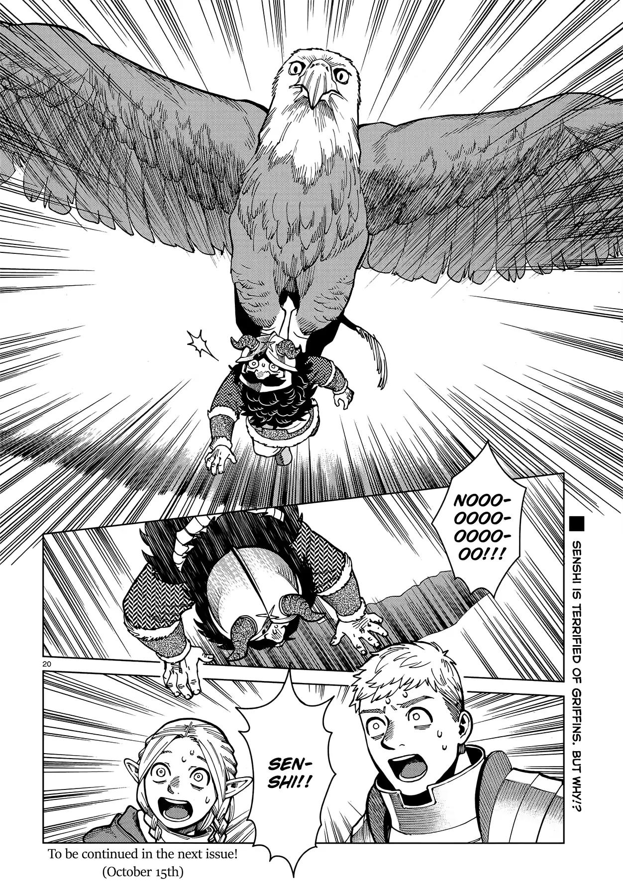 Dungeon Meshi Chapter 47 page 20 - Chapter 47: Griffin