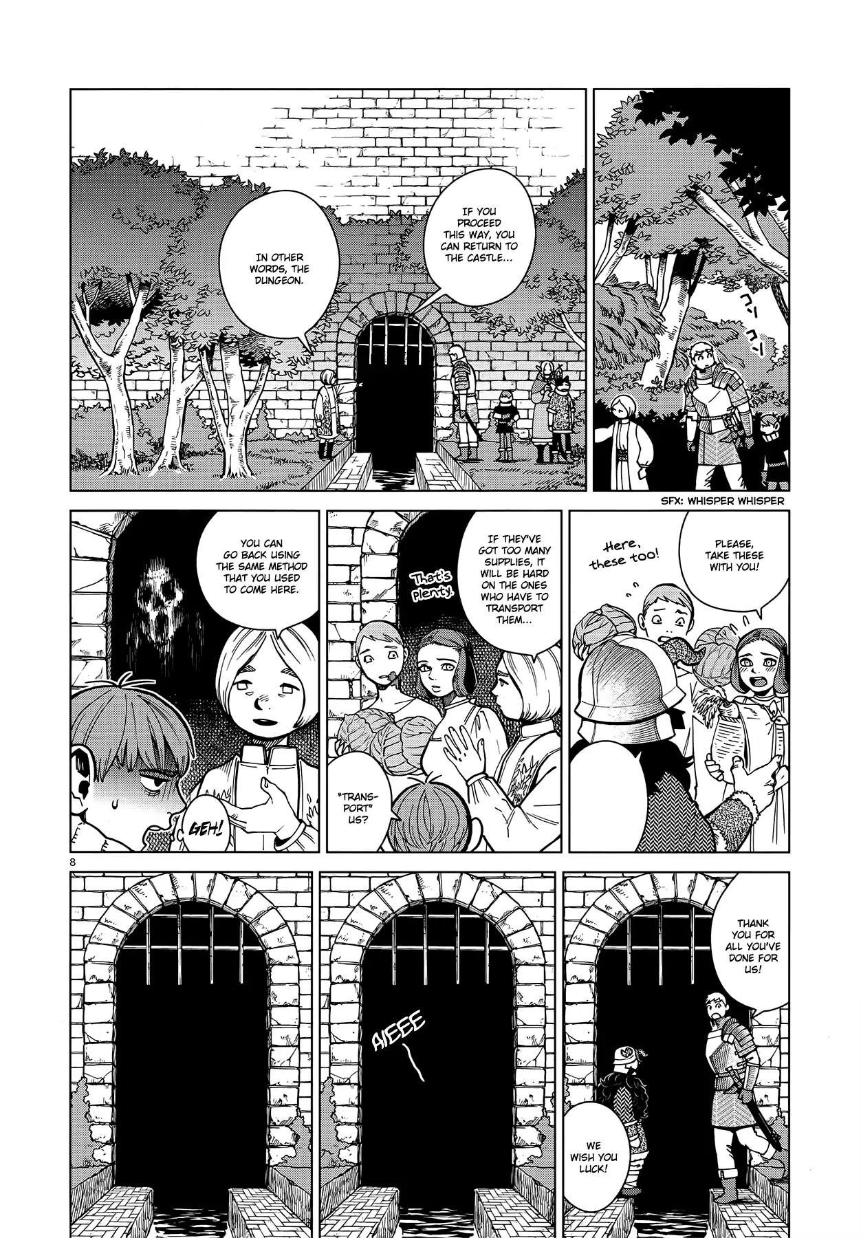 Dungeon Meshi Chapter 47 page 8 - Chapter 47: Griffin