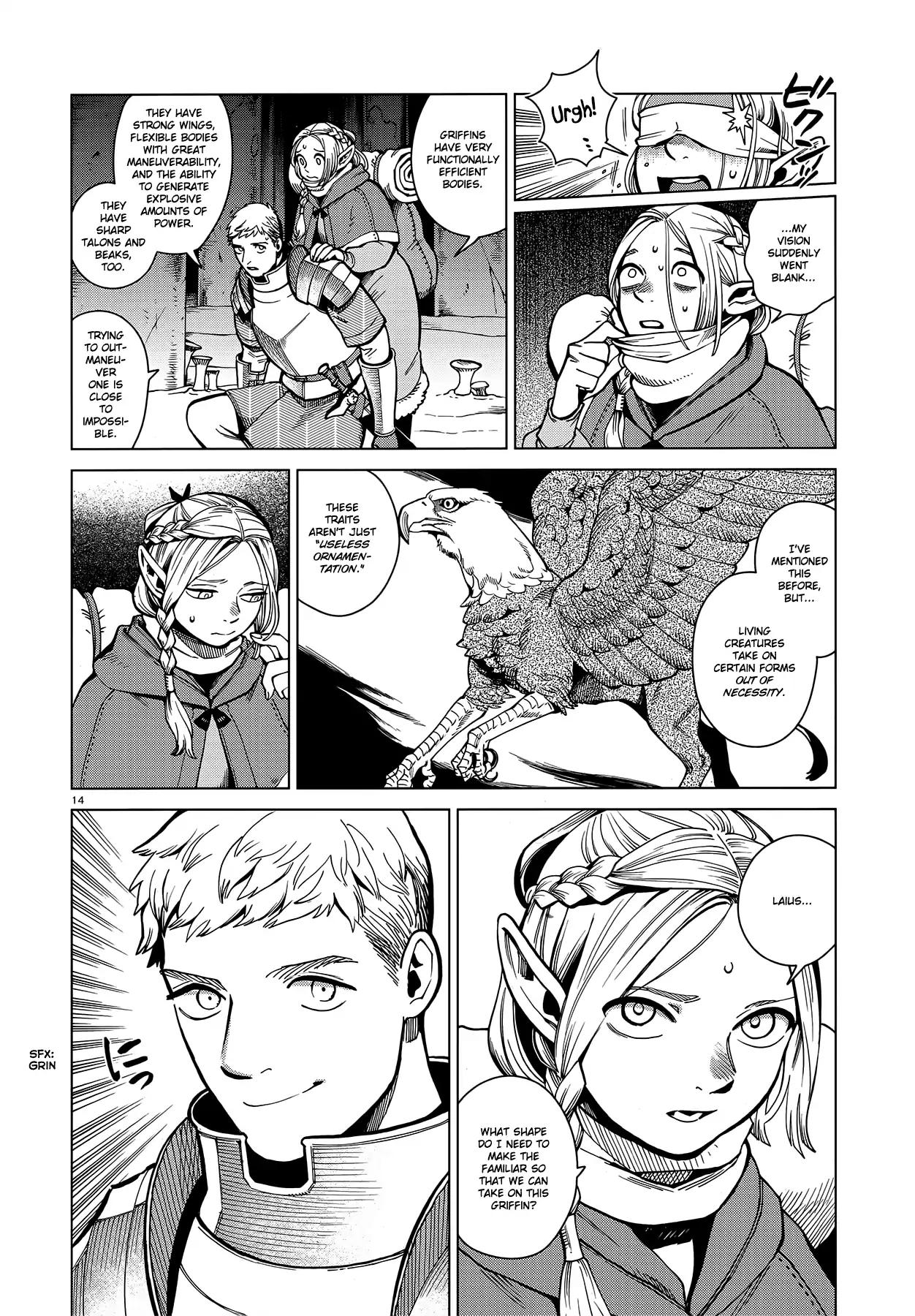 Dungeon Meshi Chapter 48 page 14 - Chapter 48: Familiar