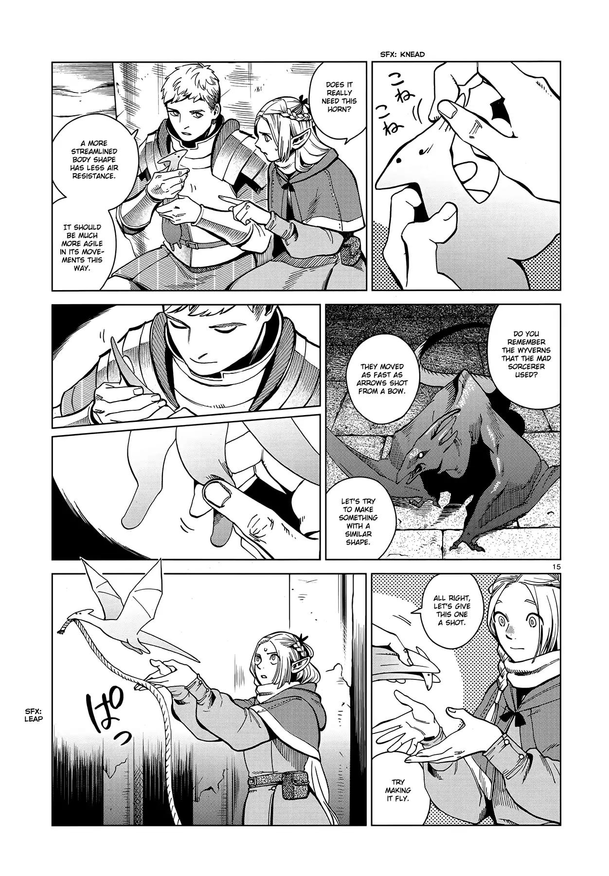 Dungeon Meshi Chapter 48 page 15 - Chapter 48: Familiar