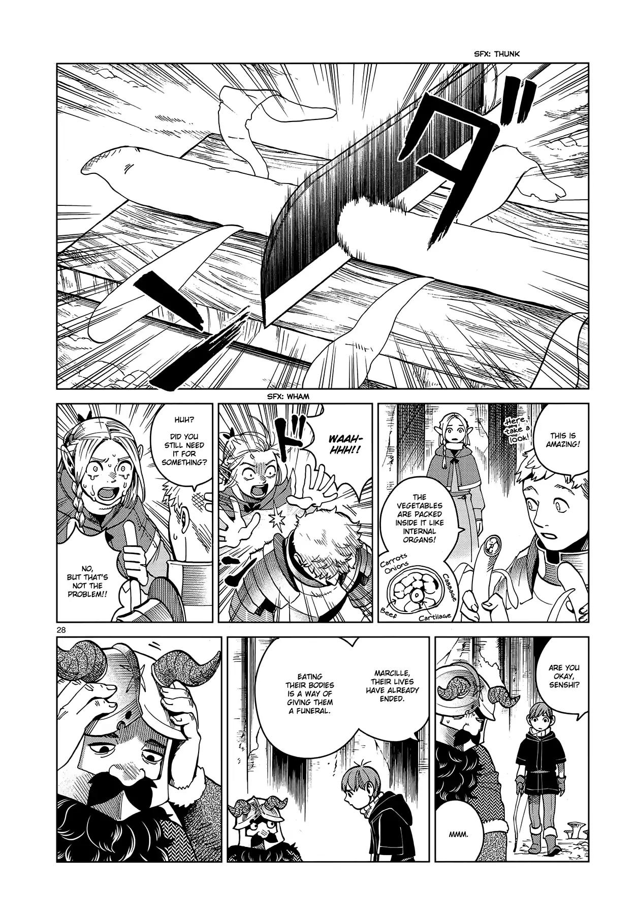 Dungeon Meshi Chapter 48 page 28 - Chapter 48: Familiar