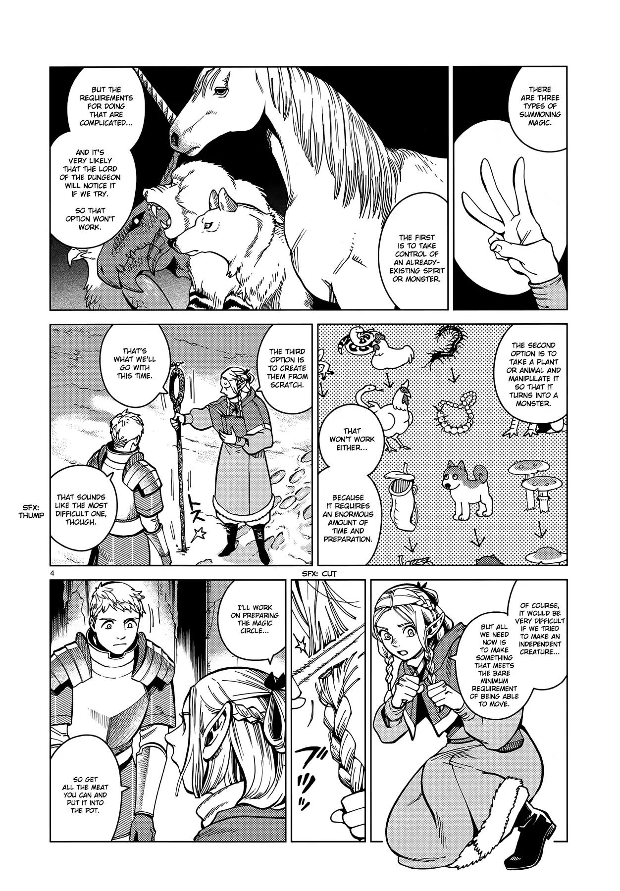 Dungeon Meshi Chapter 48 page 4 - Chapter 48: Familiar