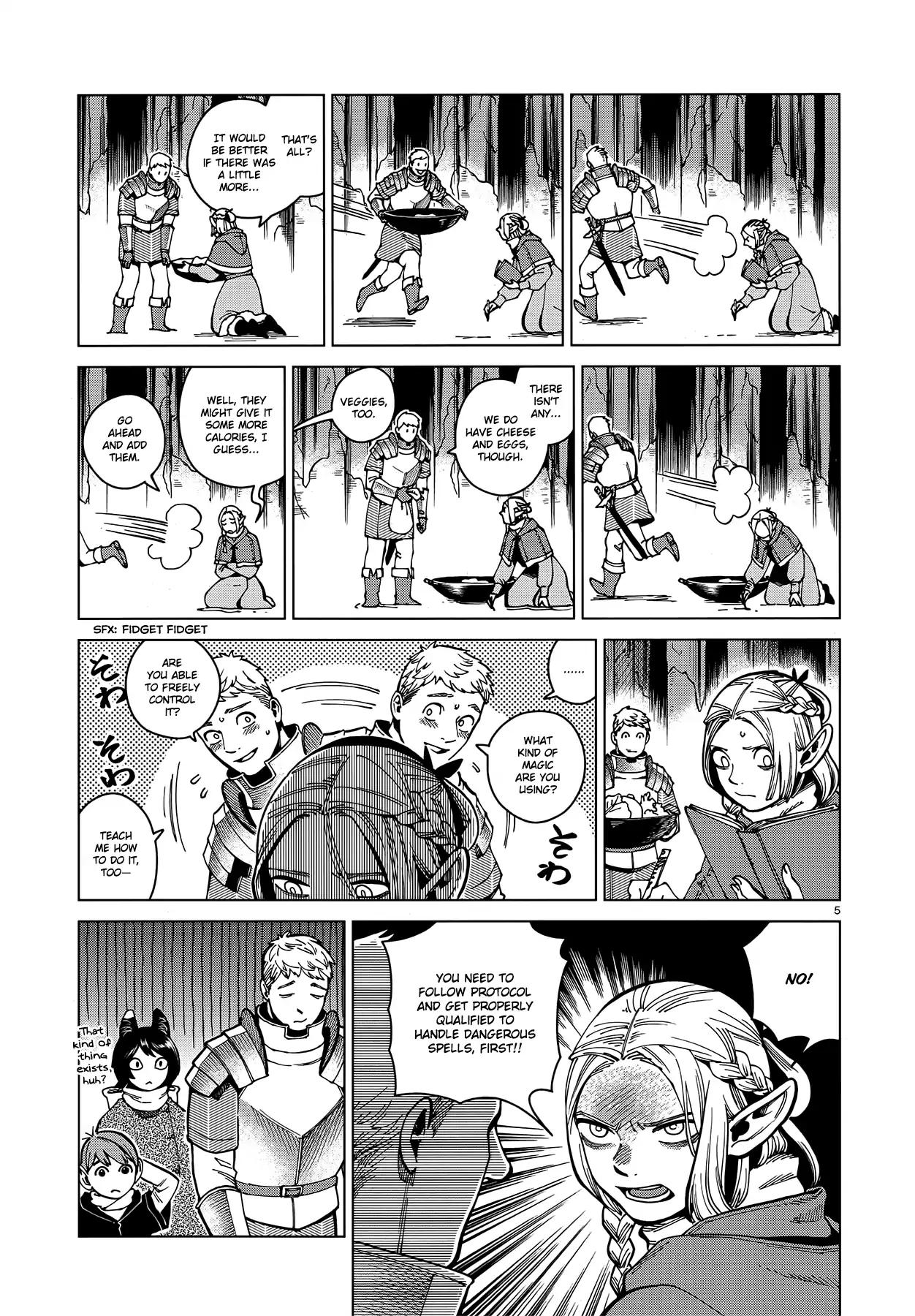 Dungeon Meshi Chapter 48 page 5 - Chapter 48: Familiar