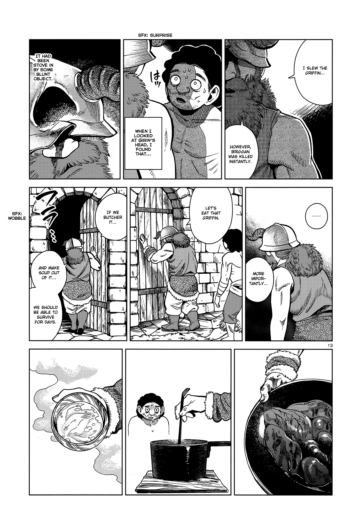 Dungeon Meshi Chapter 49 page 13 - Chapter 49: Griffin Soup