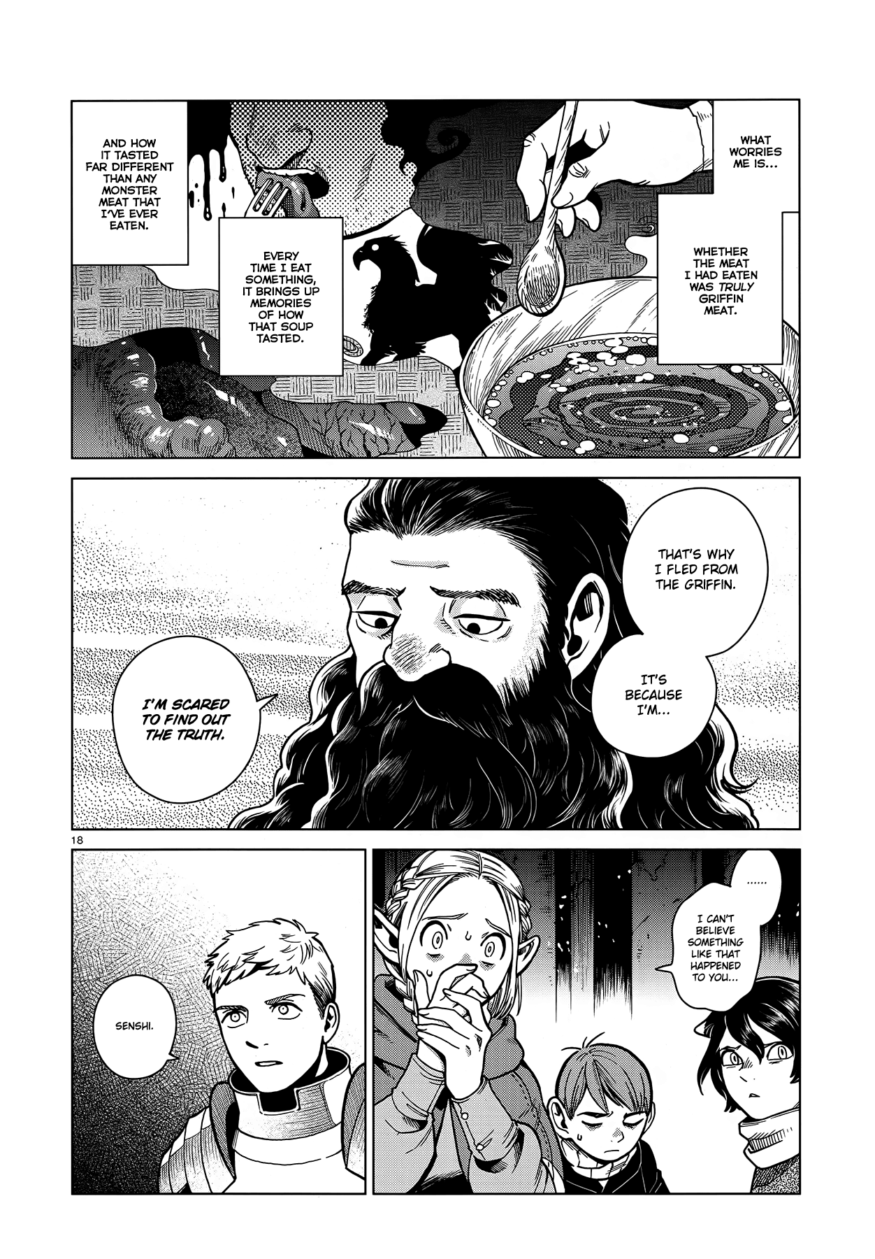 Dungeon Meshi Chapter 49 page 18 - Chapter 49: Griffin Soup