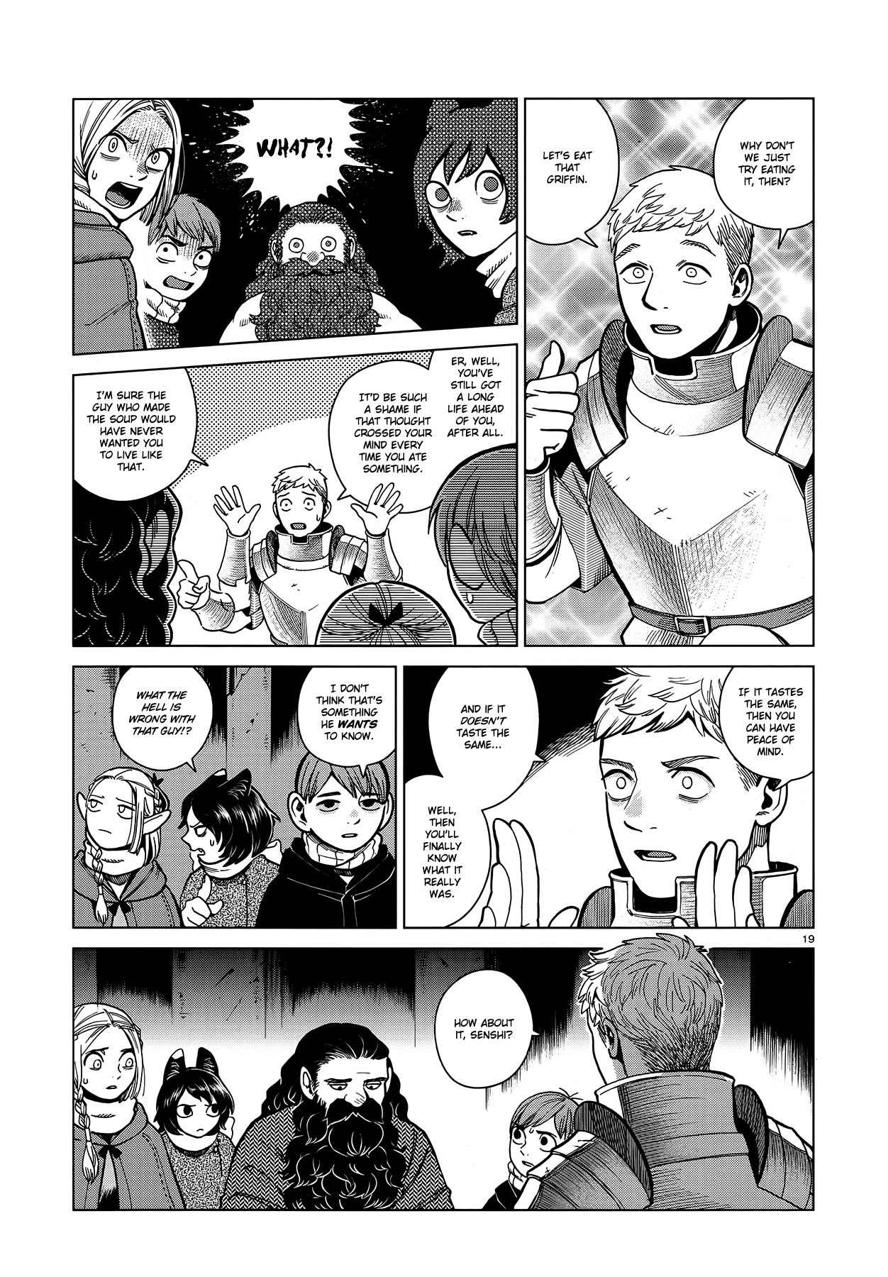 Dungeon Meshi Chapter 49 page 19 - Chapter 49: Griffin Soup