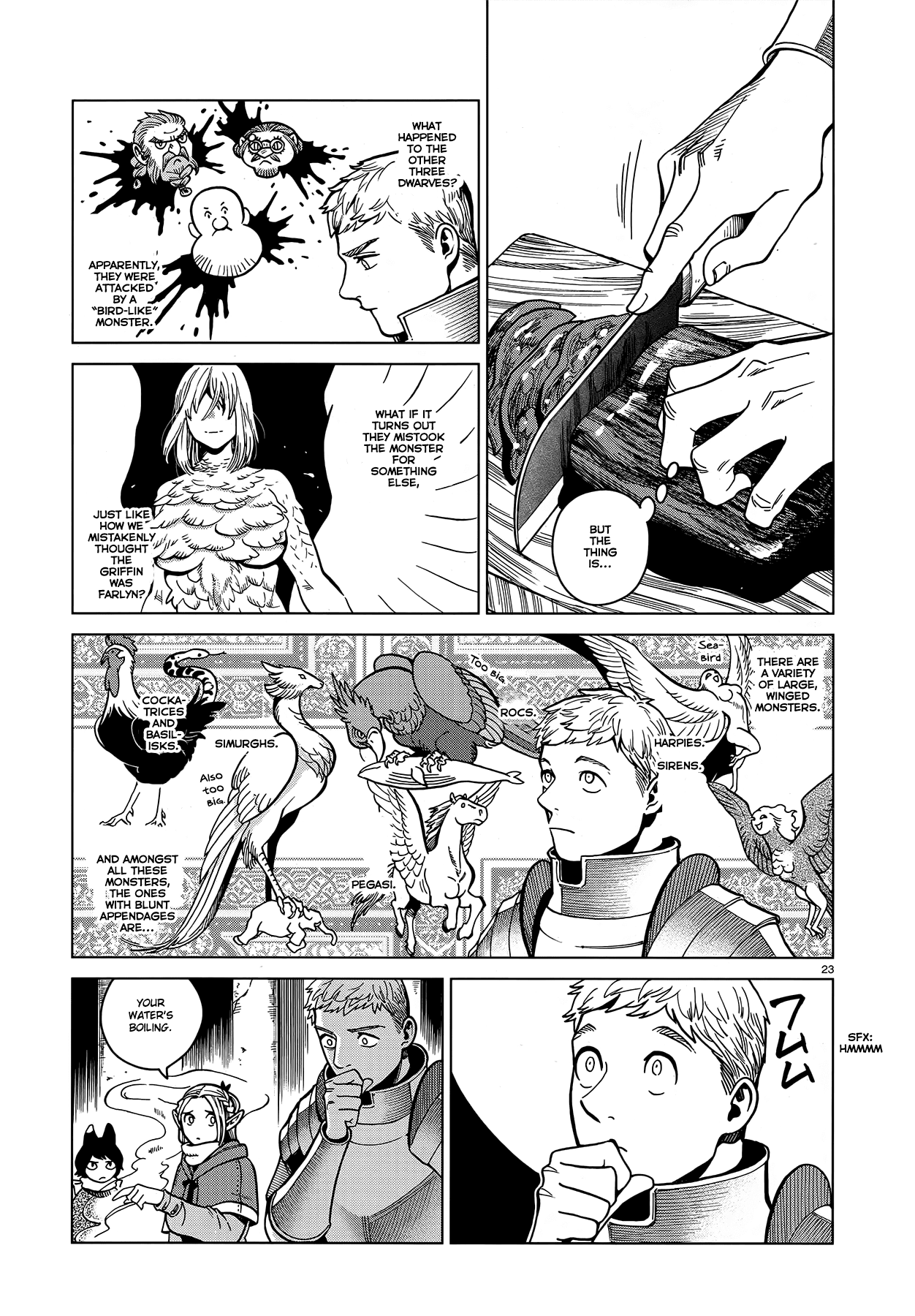 Dungeon Meshi Chapter 49 page 23 - Chapter 49: Griffin Soup