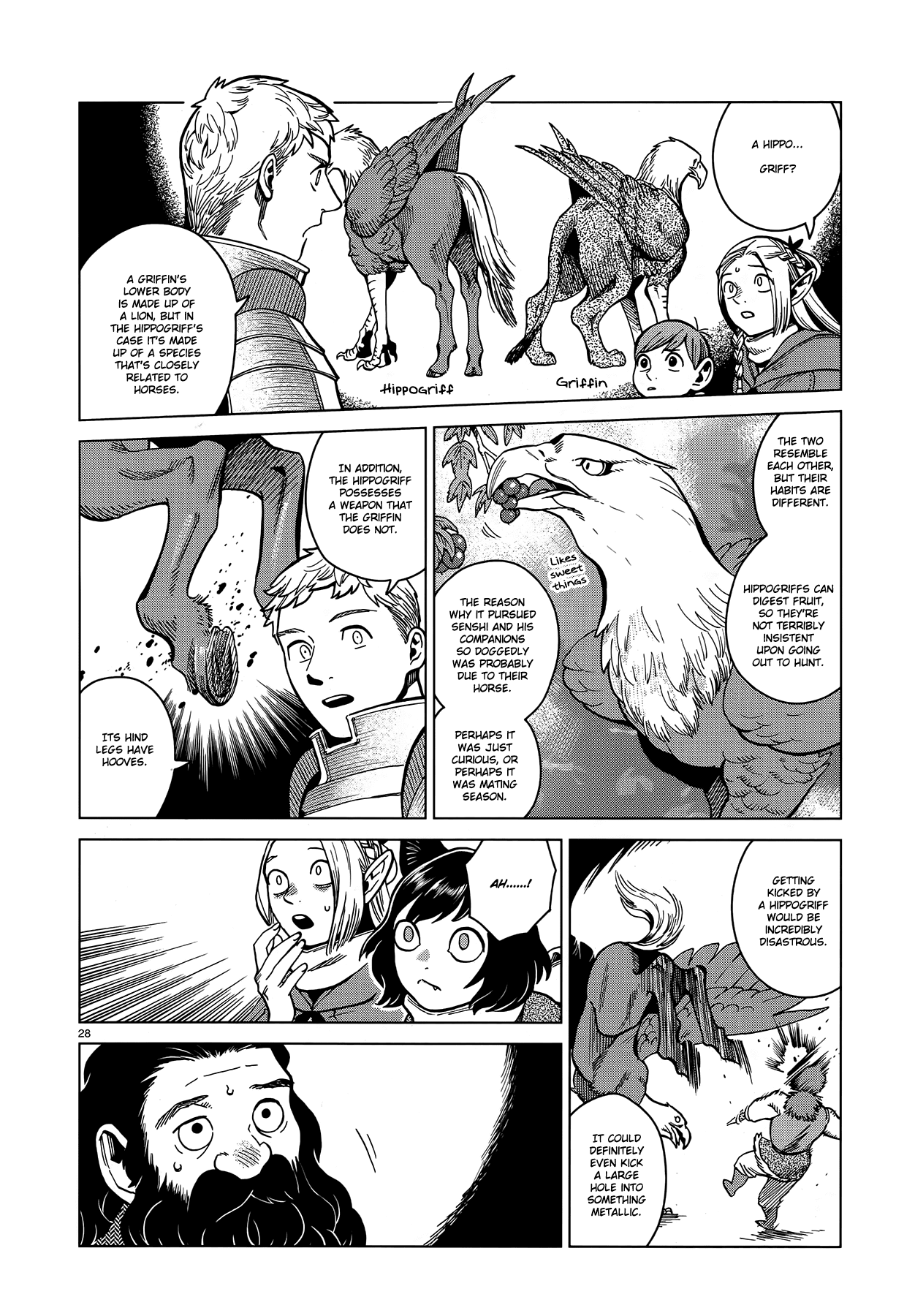 Dungeon Meshi Chapter 49 page 28 - Chapter 49: Griffin Soup
