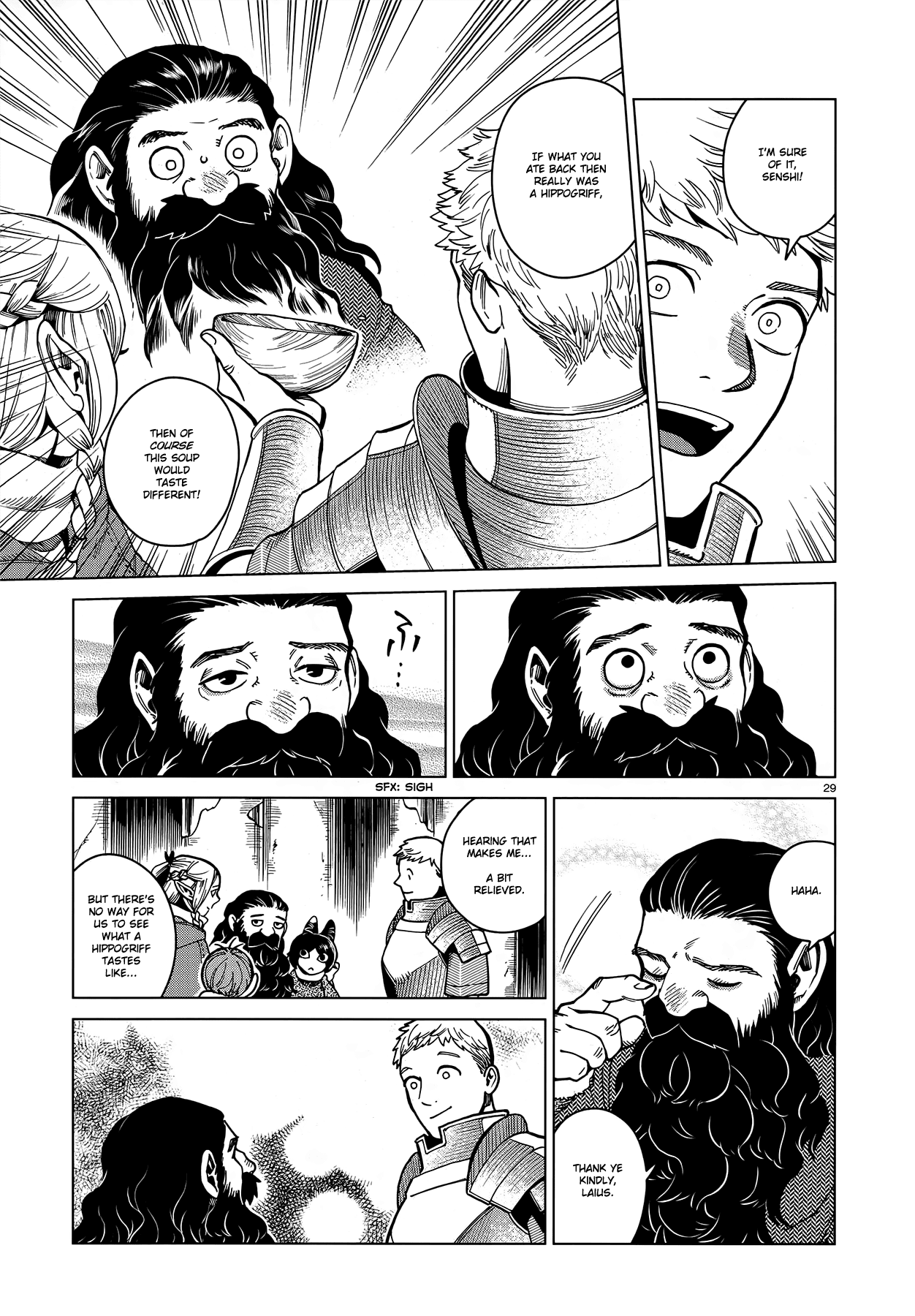 Dungeon Meshi Chapter 49 page 29 - Chapter 49: Griffin Soup