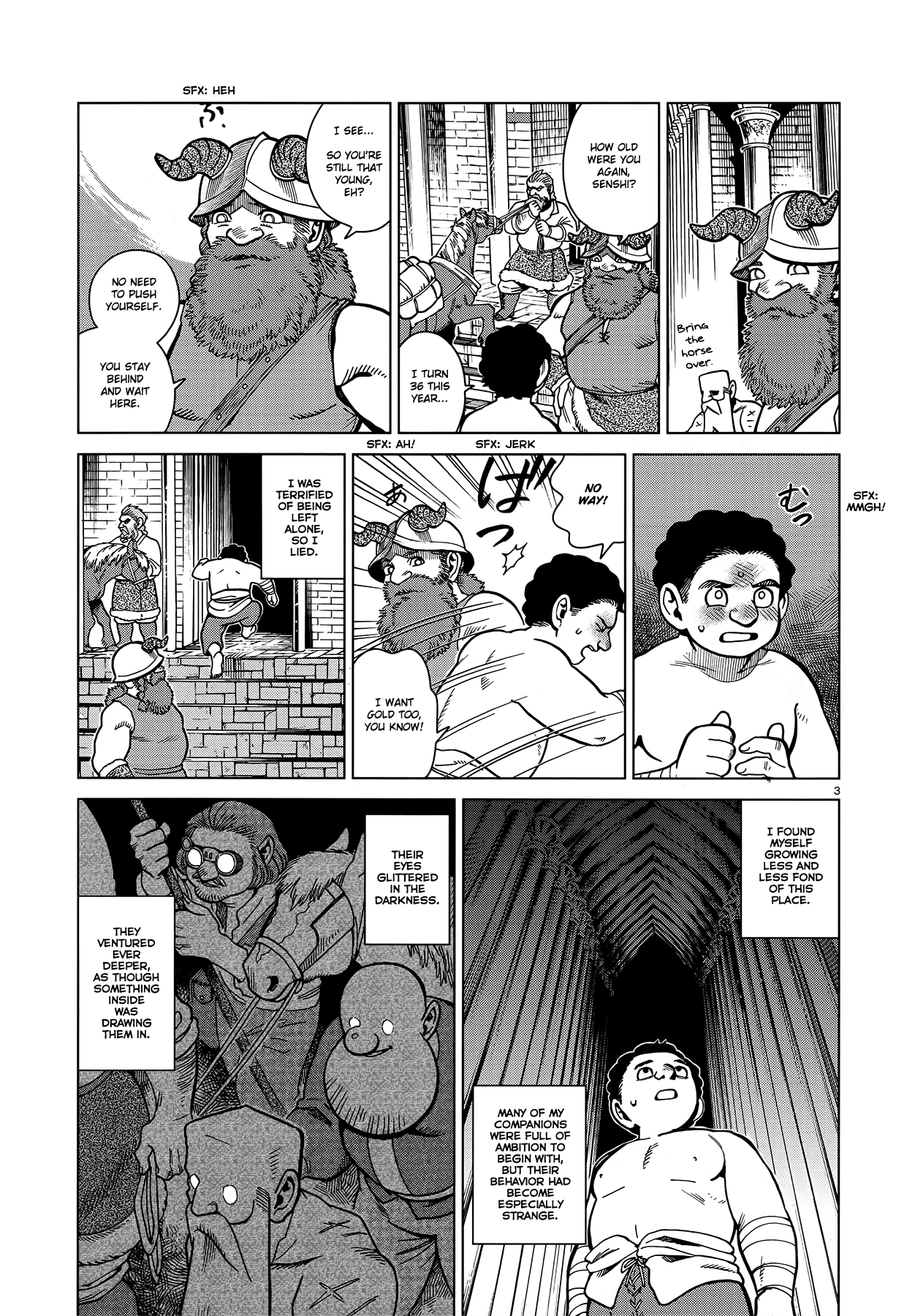 Dungeon Meshi Chapter 49 page 3 - Chapter 49: Griffin Soup