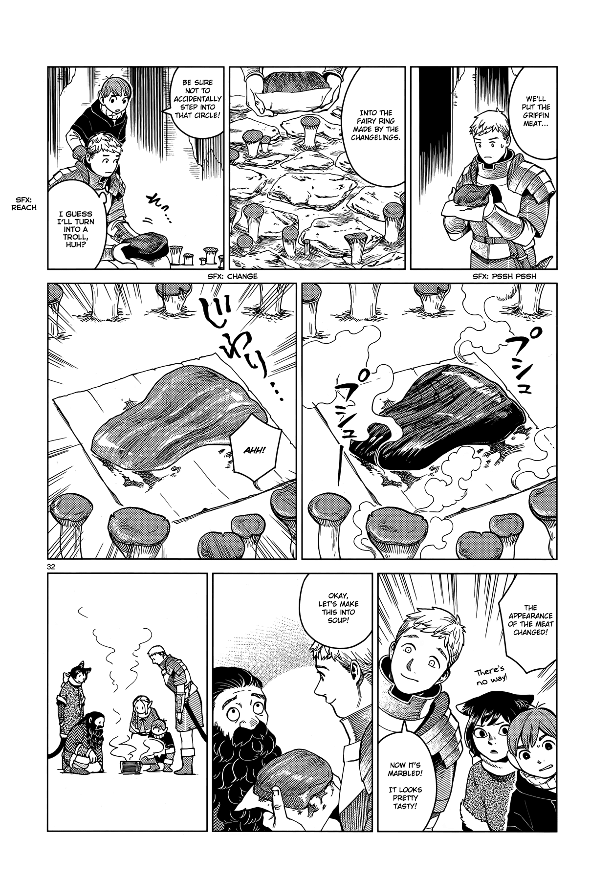 Dungeon Meshi Chapter 49 page 32 - Chapter 49: Griffin Soup