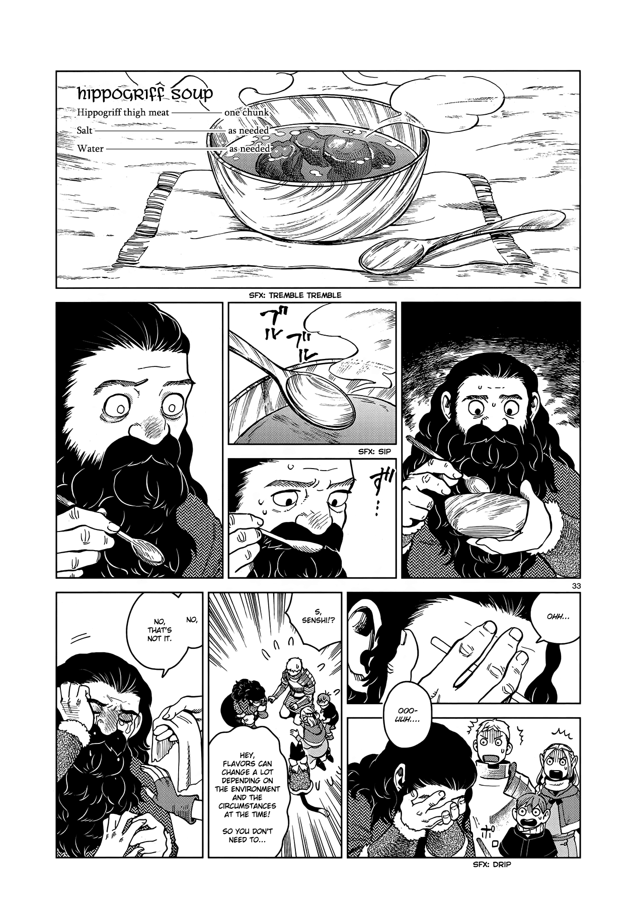 Dungeon Meshi Chapter 49 page 33 - Chapter 49: Griffin Soup