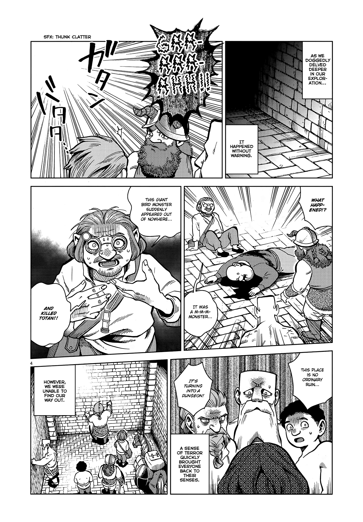 Dungeon Meshi Chapter 49 page 4 - Chapter 49: Griffin Soup