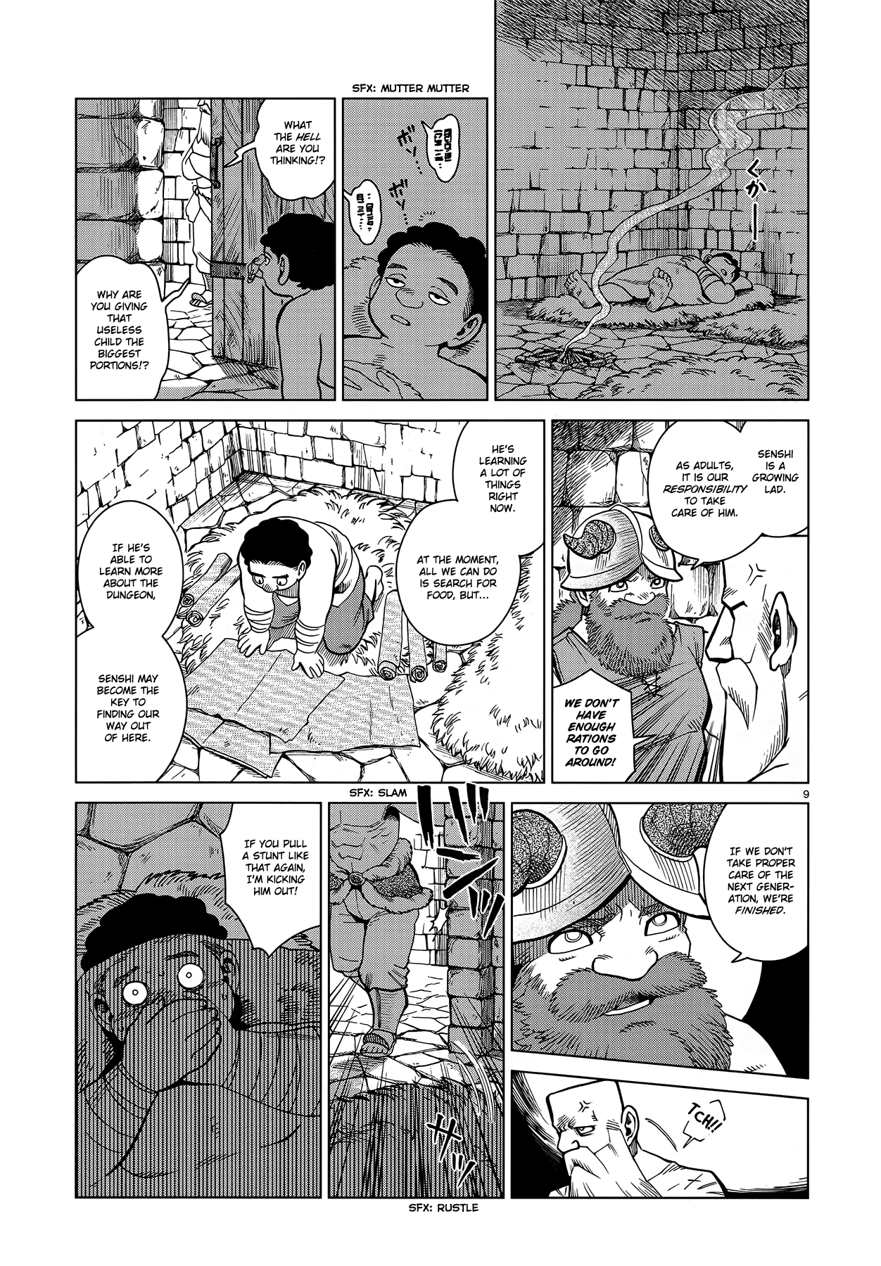 Dungeon Meshi Chapter 49 page 9 - Chapter 49: Griffin Soup