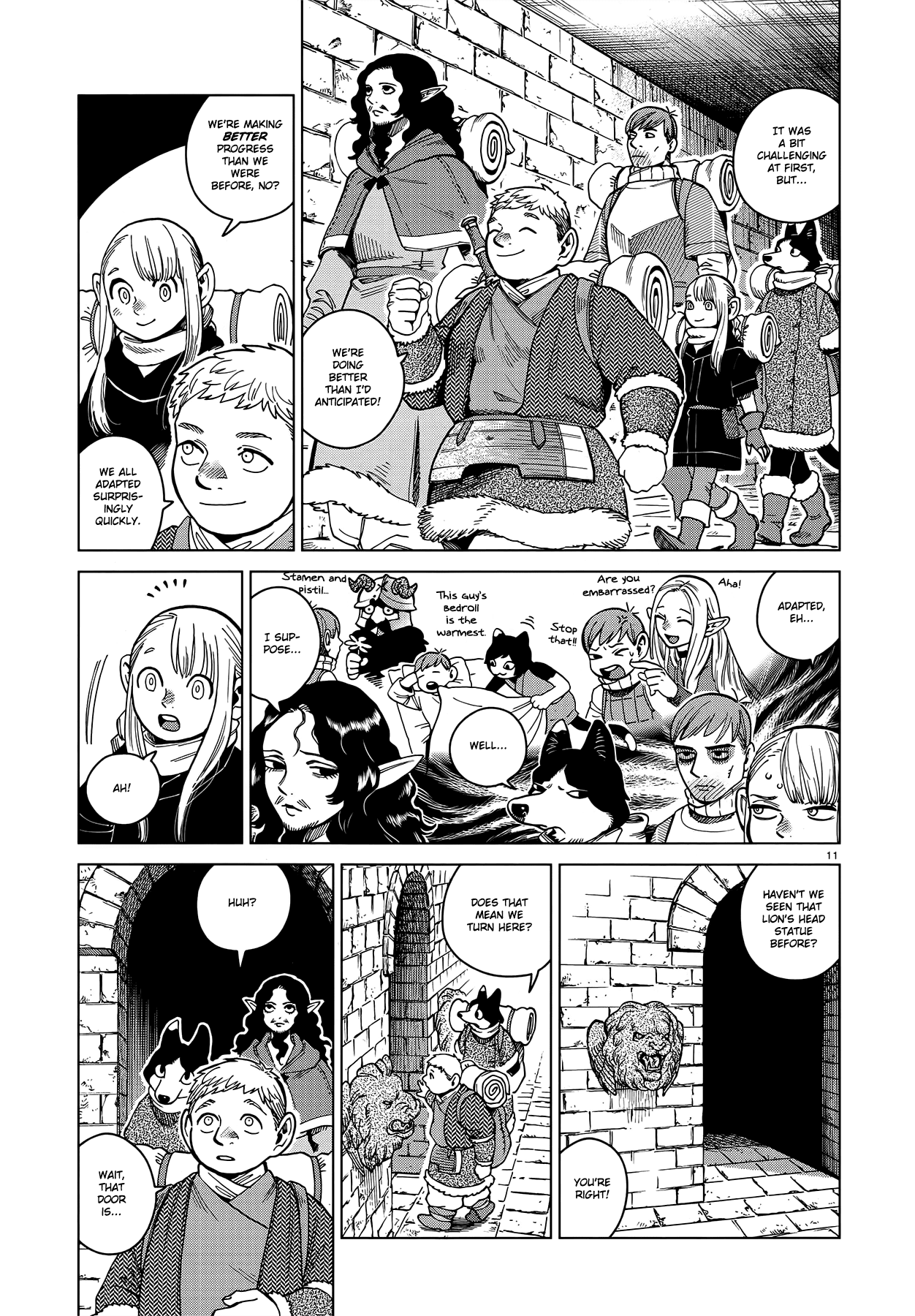 Dungeon Meshi Chapter 50 page 11 - Chapter 50: Dumplings