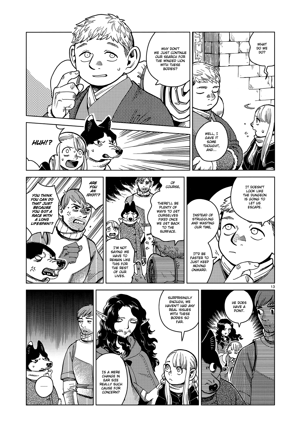 Dungeon Meshi Chapter 50 page 13 - Chapter 50: Dumplings