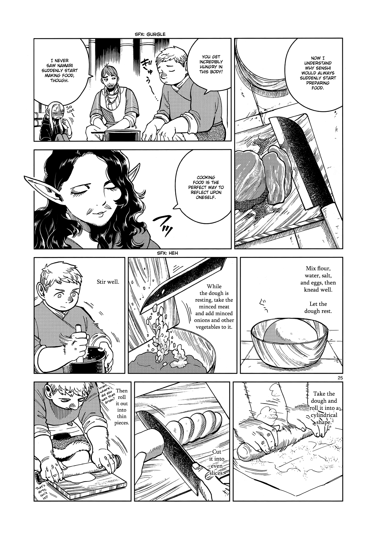 Dungeon Meshi Chapter 50 page 25 - Chapter 50: Dumplings