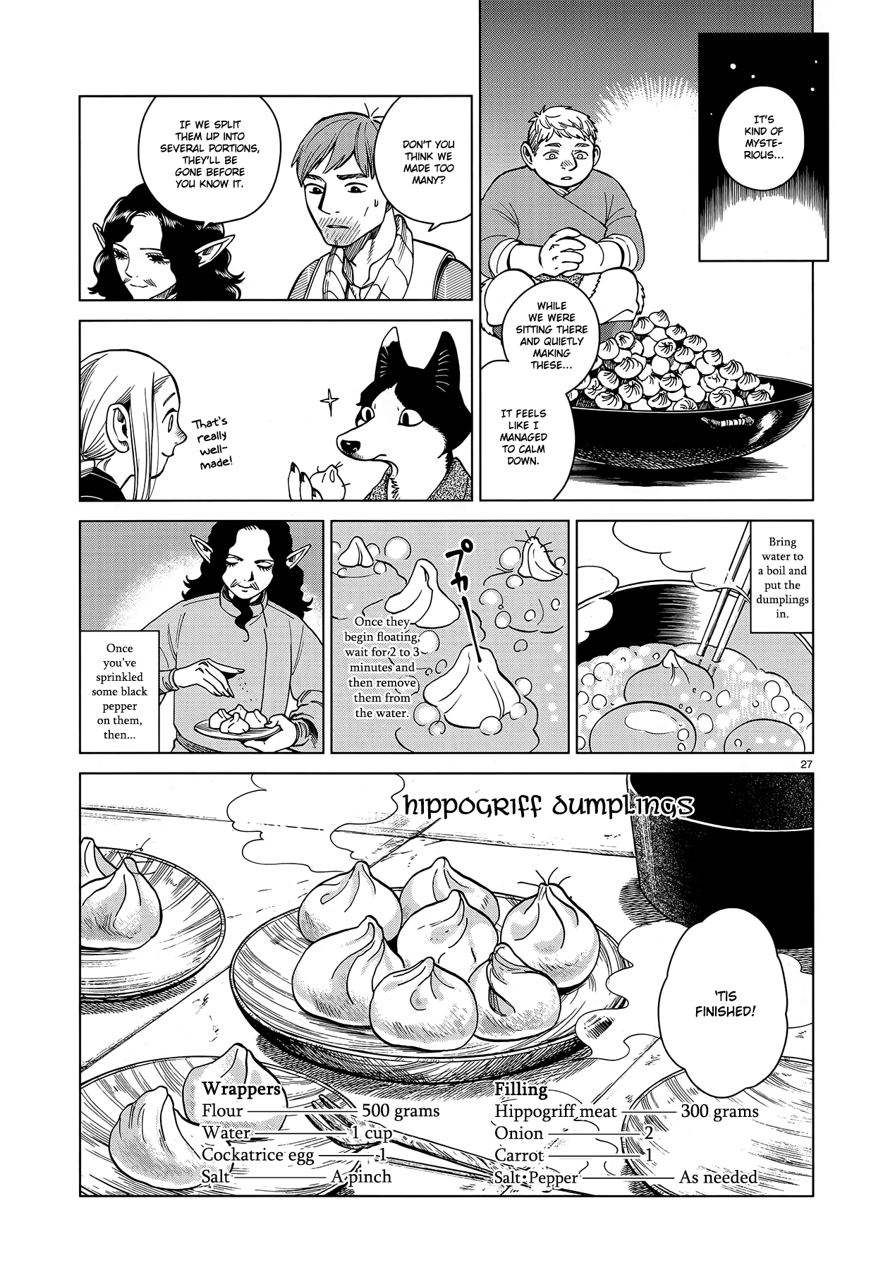 Dungeon Meshi Chapter 50 page 27 - Chapter 50: Dumplings