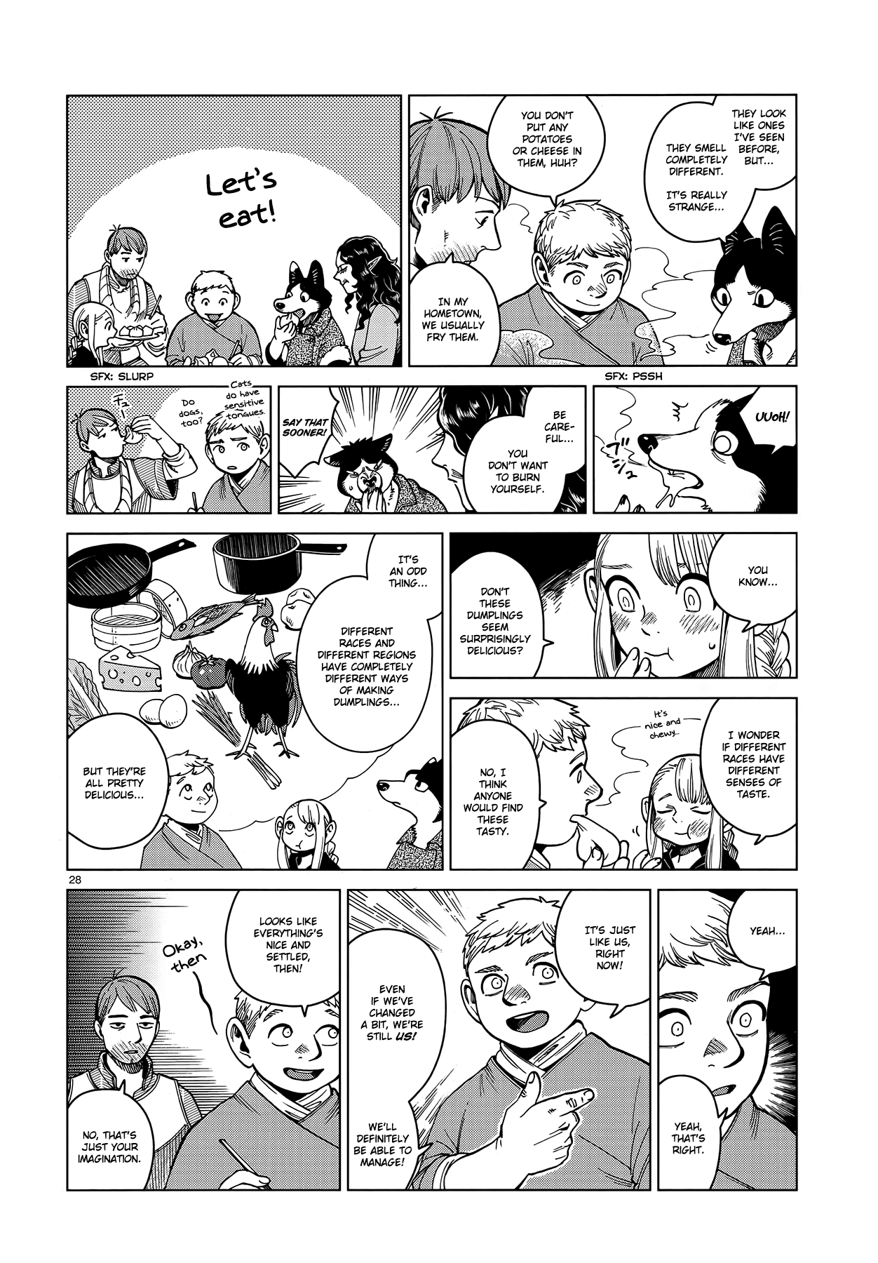 Dungeon Meshi Chapter 50 page 28 - Chapter 50: Dumplings