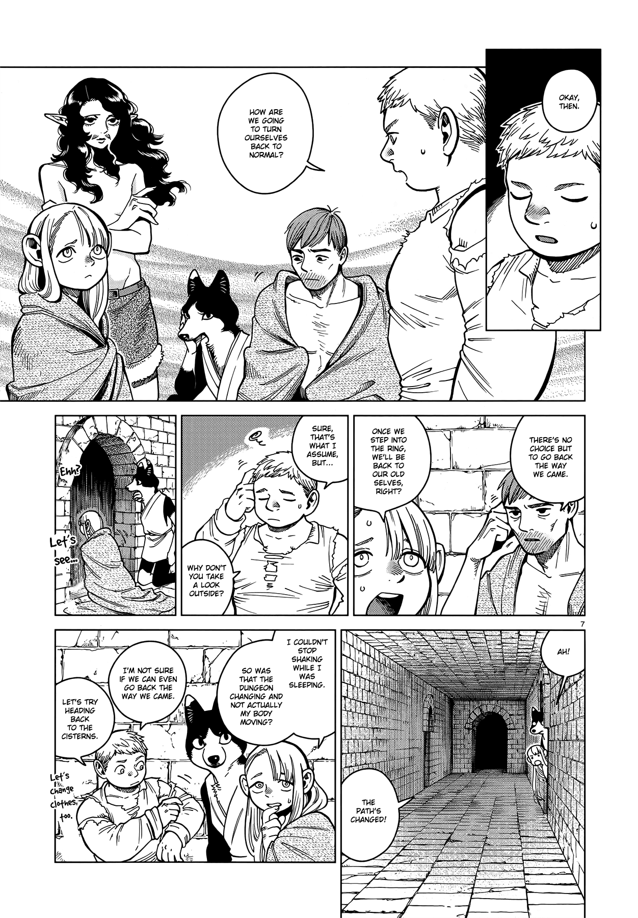 Dungeon Meshi Chapter 50 page 7 - Chapter 50: Dumplings