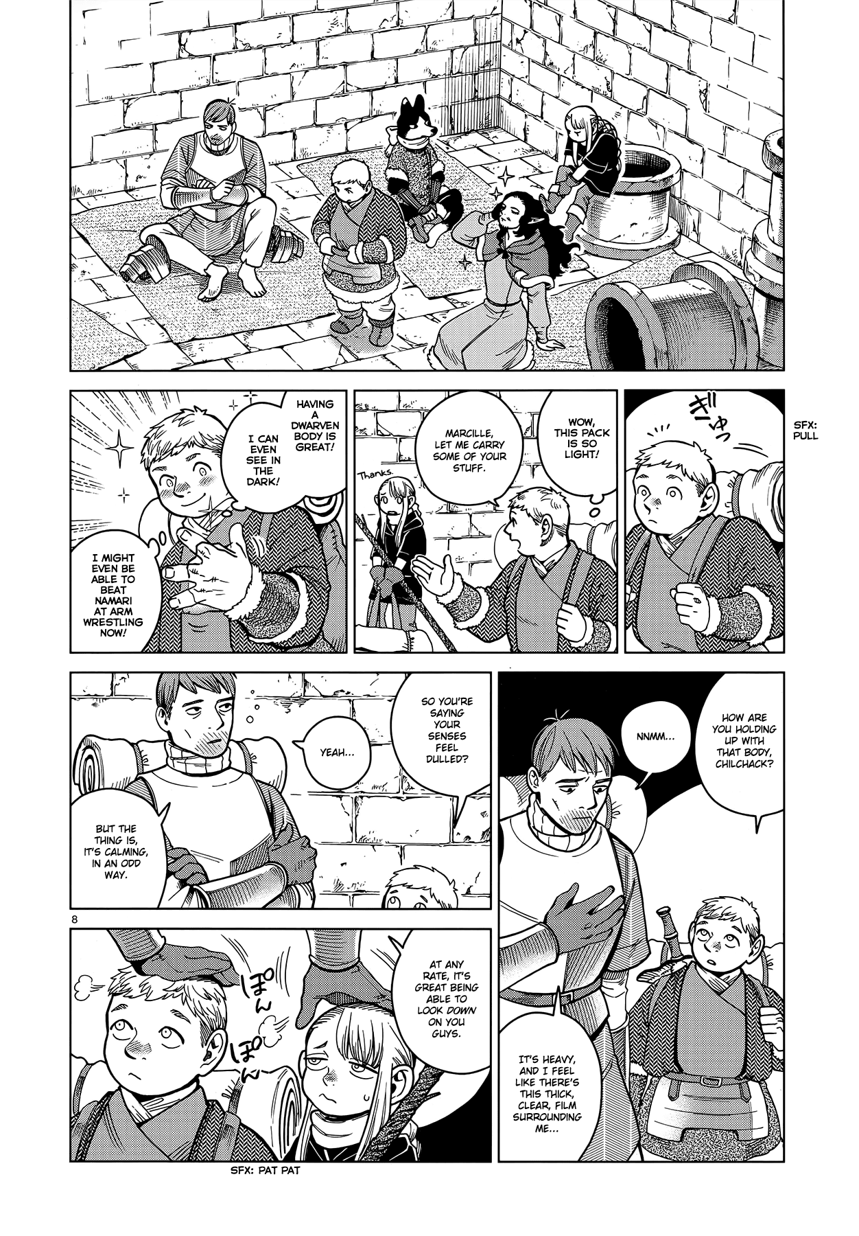 Dungeon Meshi Chapter 50 page 8 - Chapter 50: Dumplings