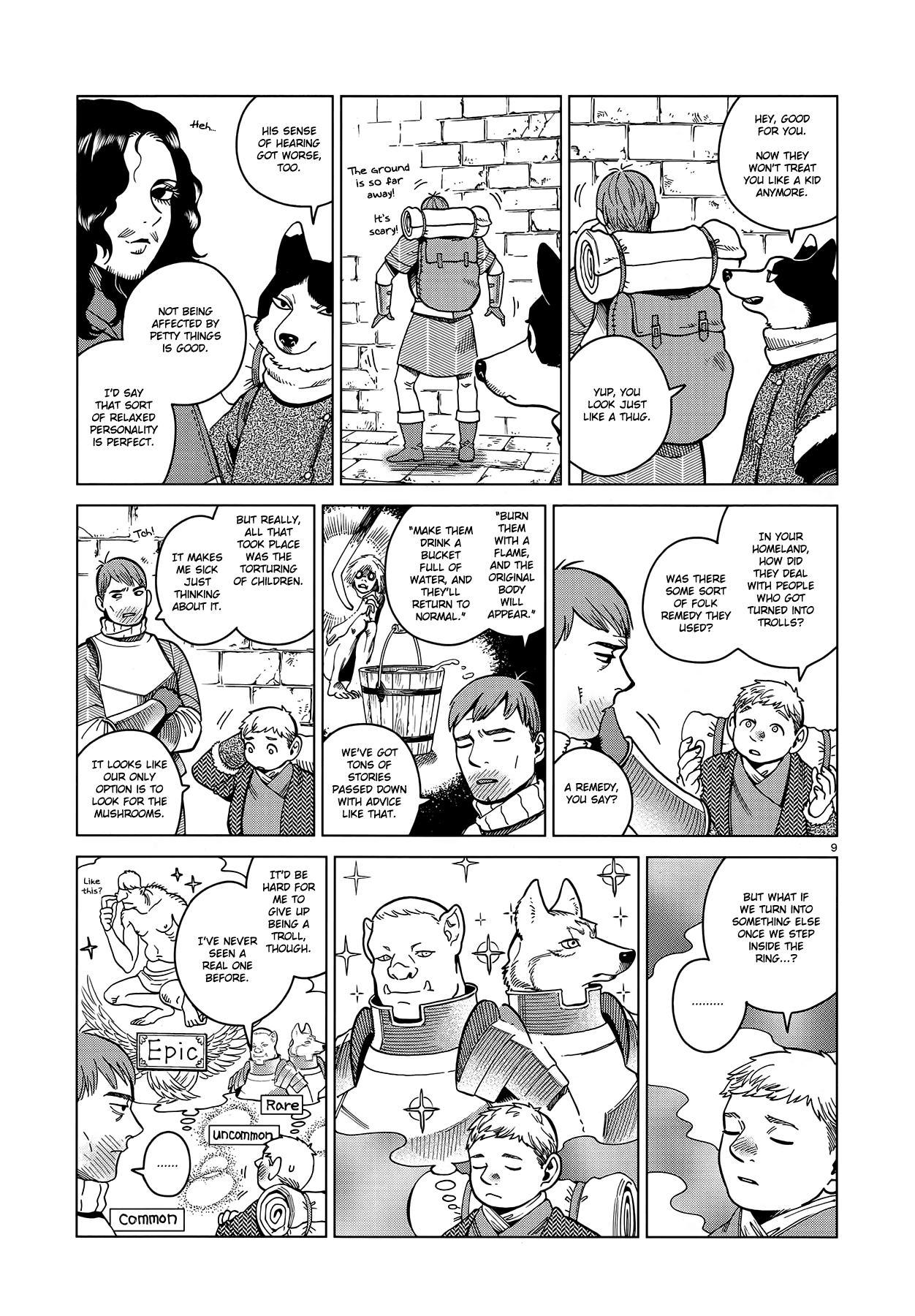 Dungeon Meshi Chapter 50 page 9 - Chapter 50: Dumplings
