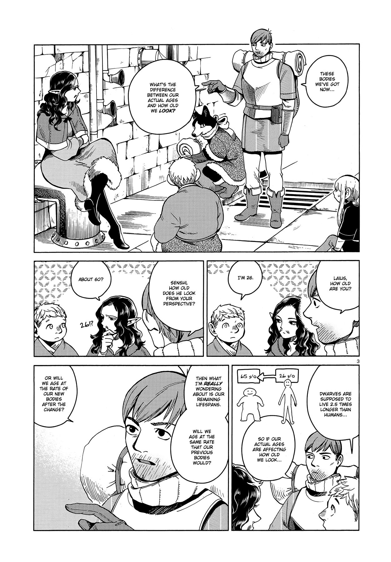 Dungeon Meshi Chapter 51 page 3 - Chapter 51: Dumplings II