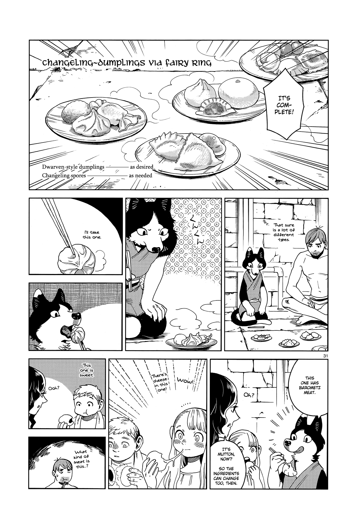 Dungeon Meshi Chapter 51 page 31 - Chapter 51: Dumplings II