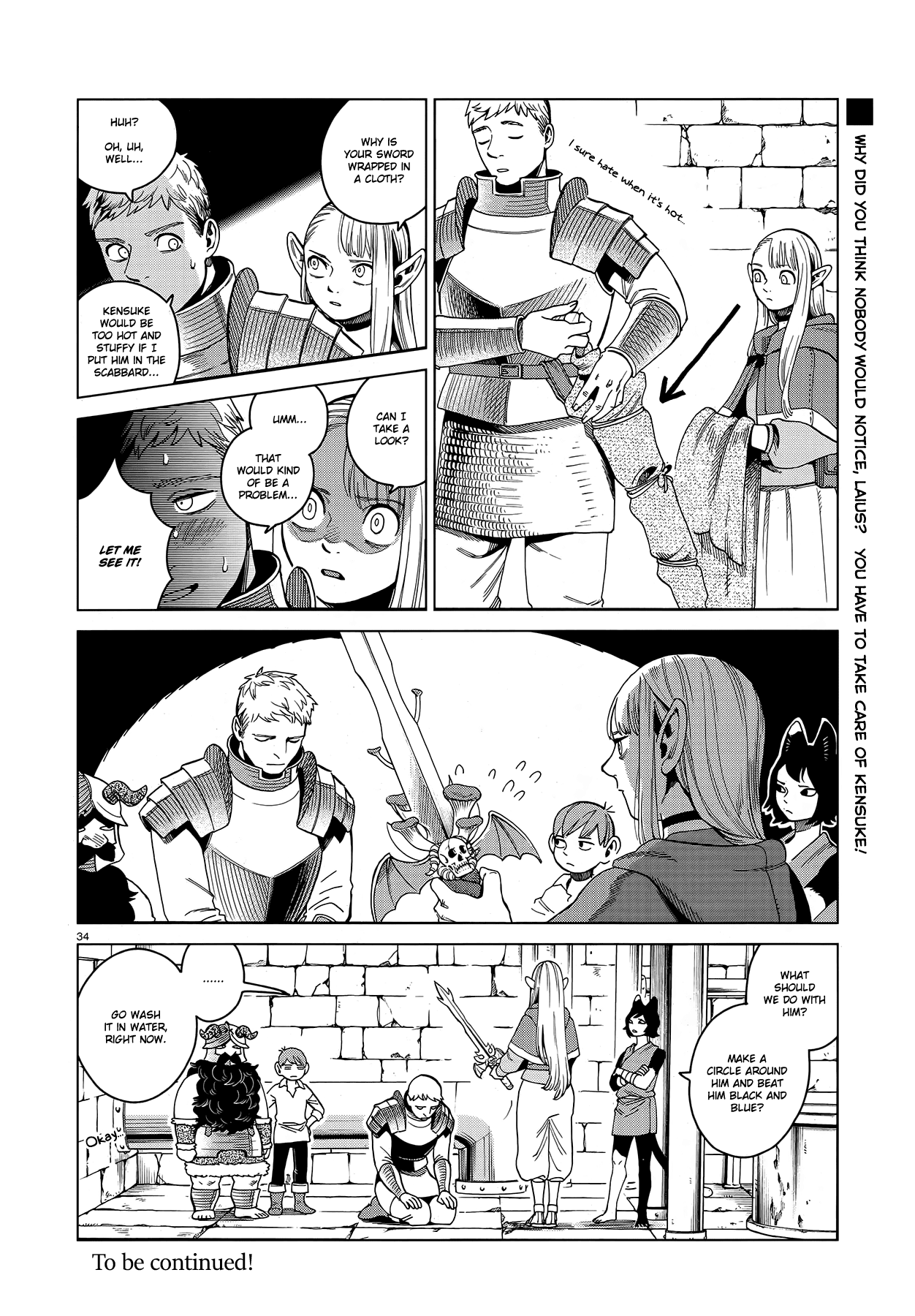 Dungeon Meshi Chapter 51 page 34 - Chapter 51: Dumplings II