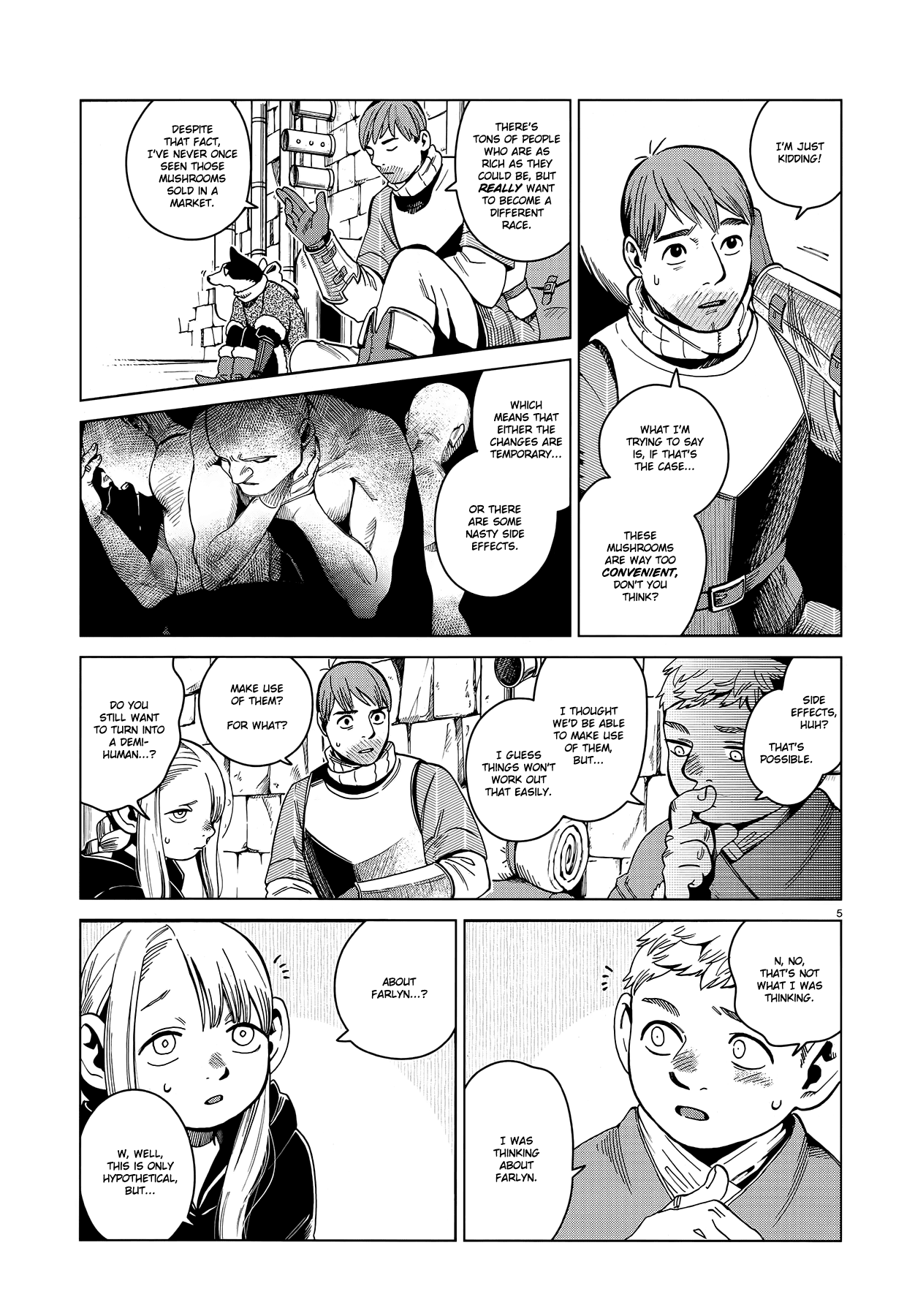 Dungeon Meshi Chapter 51 page 5 - Chapter 51: Dumplings II