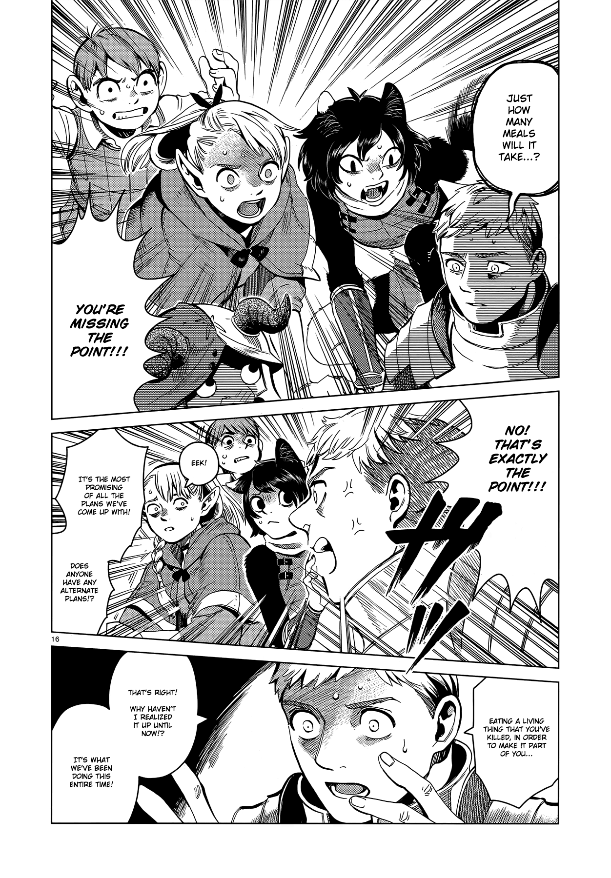 Dungeon Meshi Chapter 52 page 16 - Chapter 52: Bacon and Eggs