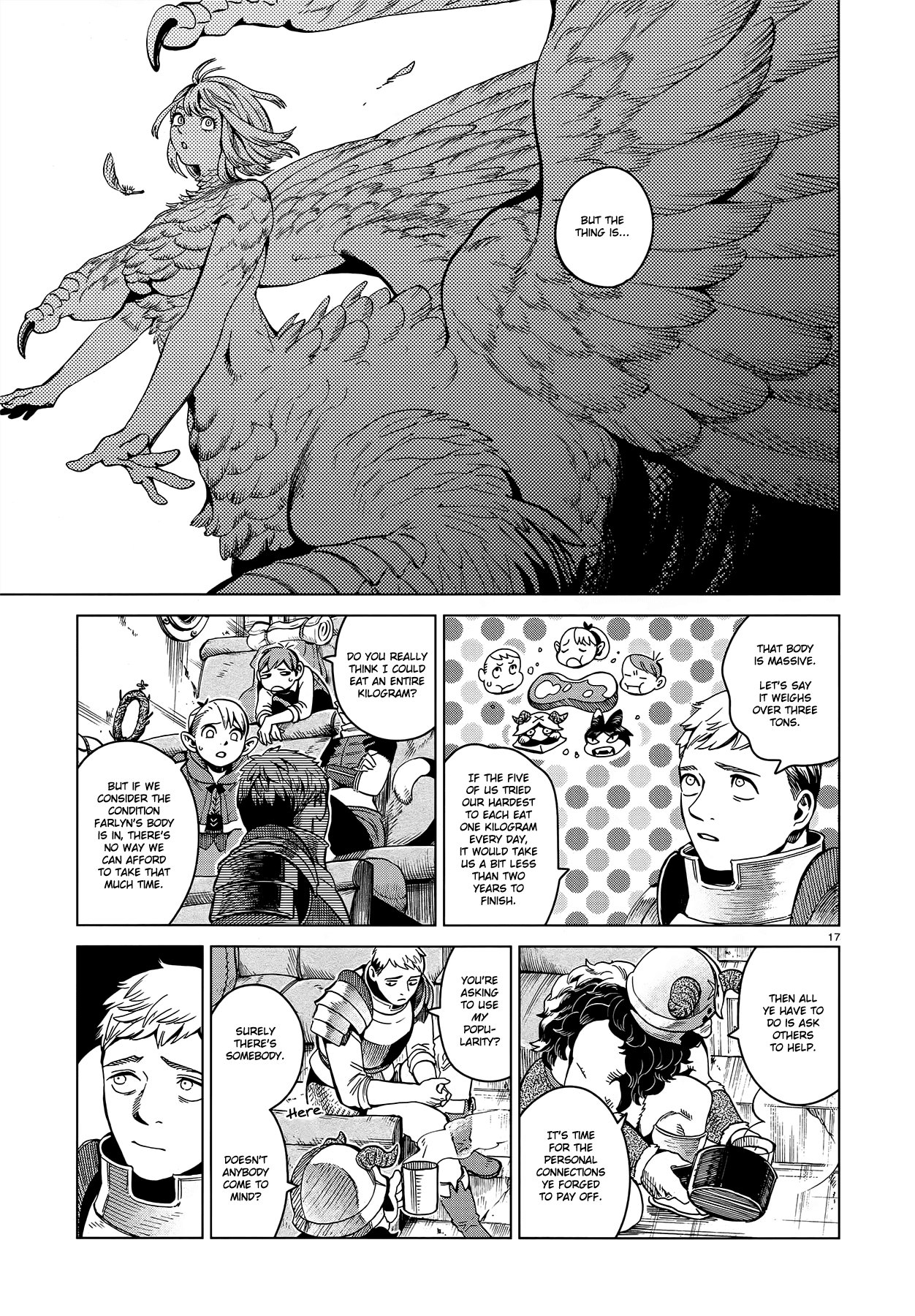 Dungeon Meshi Chapter 52 page 17 - Chapter 52: Bacon and Eggs