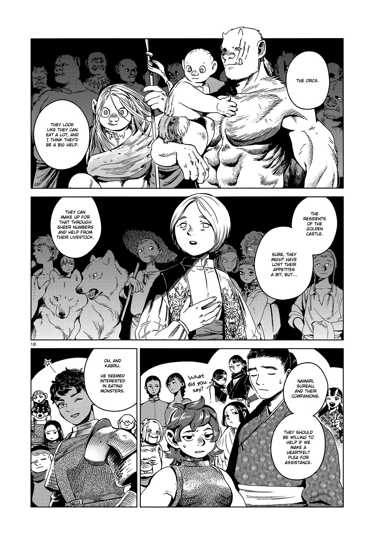 Dungeon Meshi Chapter 52 page 18 - Chapter 52: Bacon and Eggs