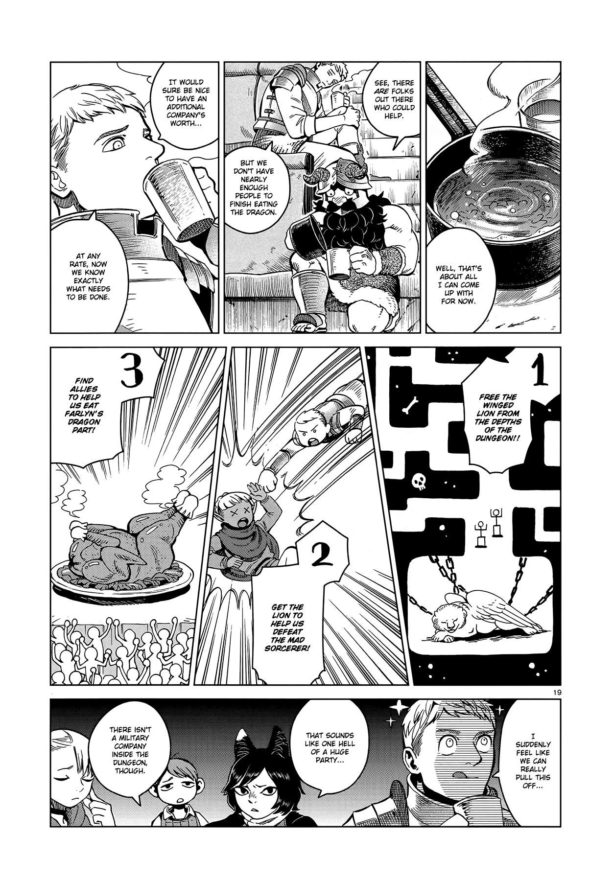 Dungeon Meshi Chapter 52 page 19 - Chapter 52: Bacon and Eggs