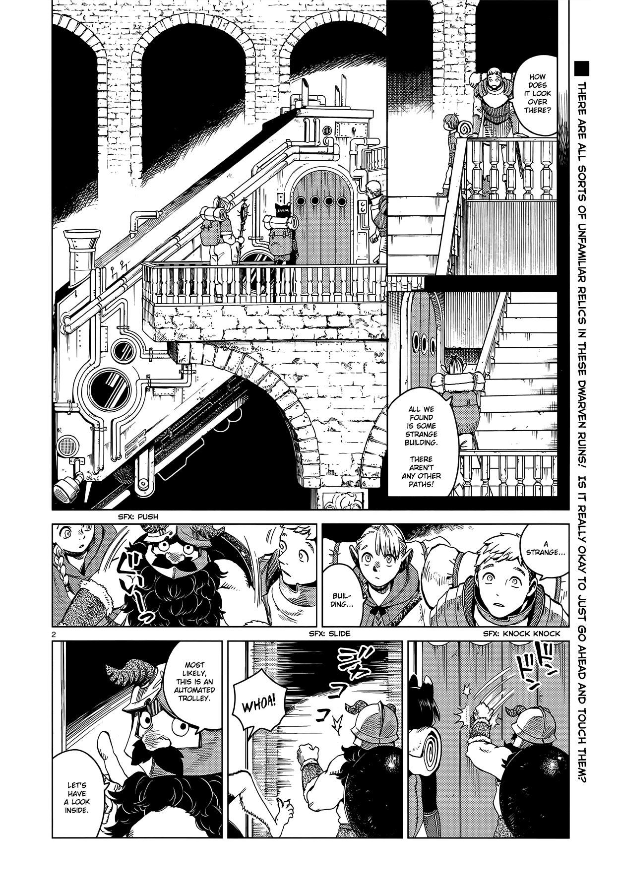 Dungeon Meshi Chapter 52 page 2 - Chapter 52: Bacon and Eggs