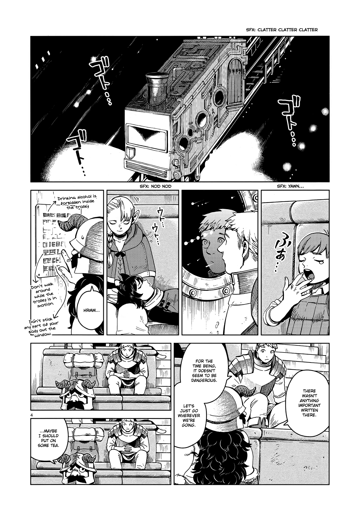 Dungeon Meshi Chapter 52 page 4 - Chapter 52: Bacon and Eggs