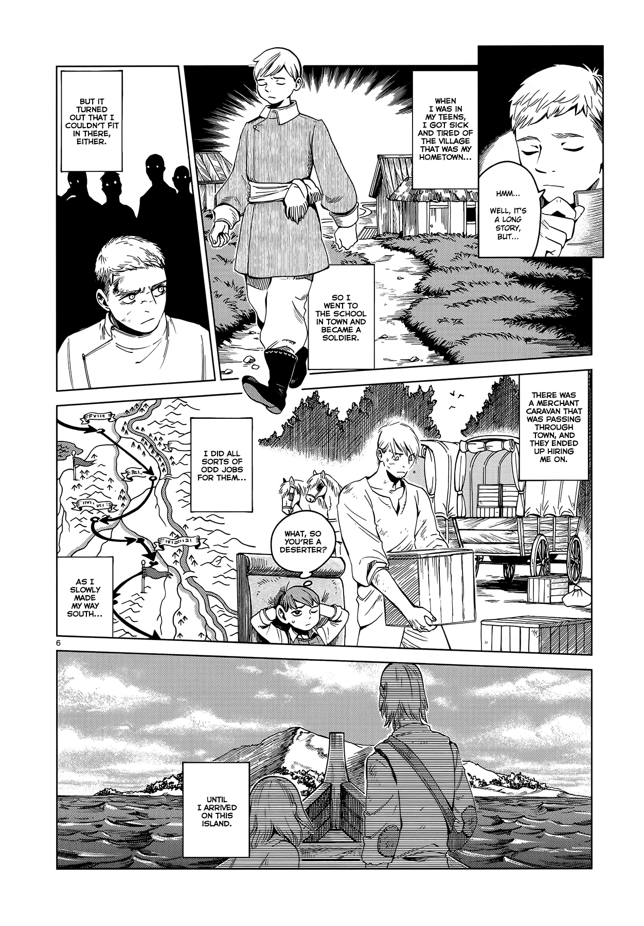 Dungeon Meshi Chapter 52 page 6 - Chapter 52: Bacon and Eggs