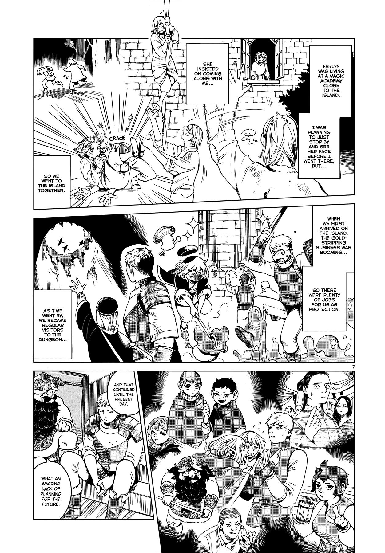 Dungeon Meshi Chapter 52 page 7 - Chapter 52: Bacon and Eggs