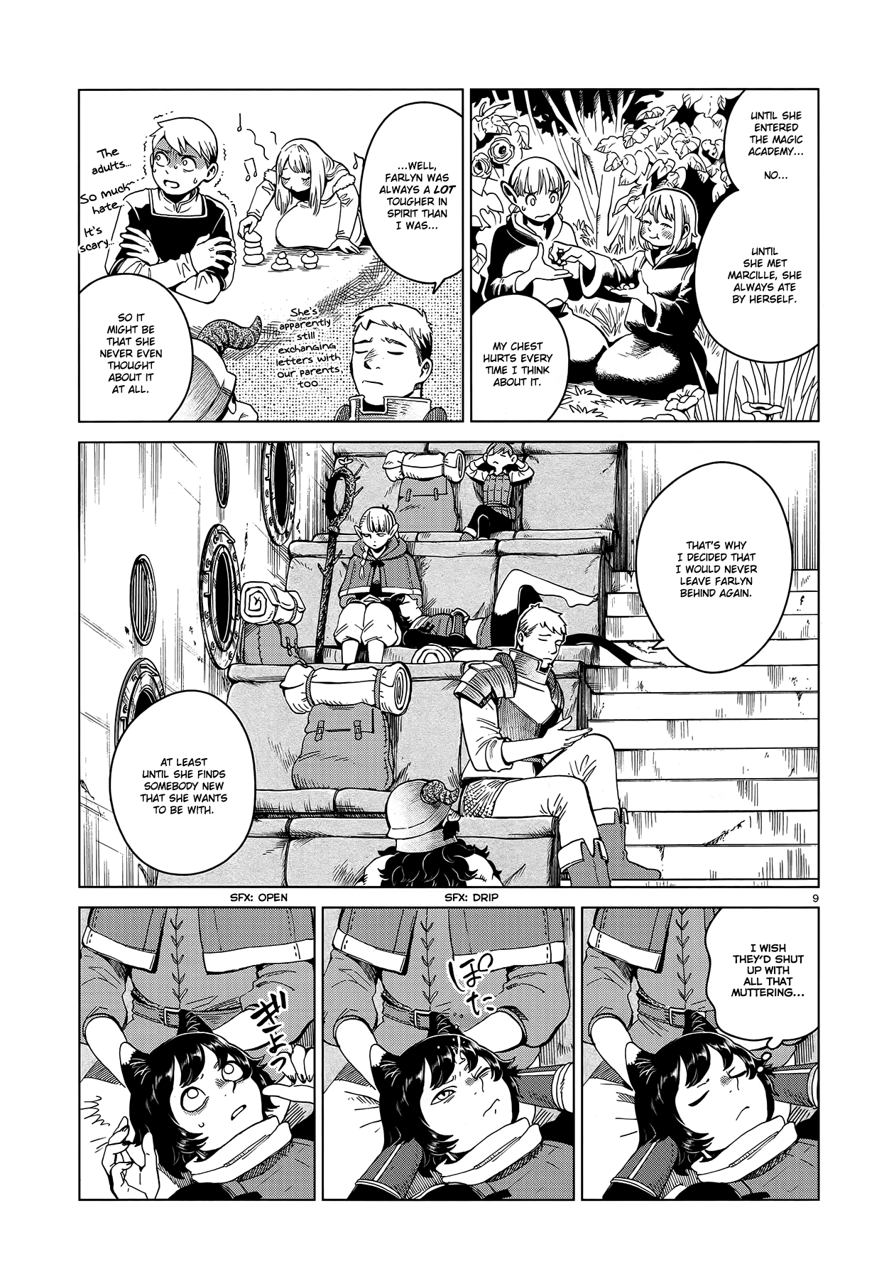 Dungeon Meshi Chapter 52 page 9 - Chapter 52: Bacon and Eggs