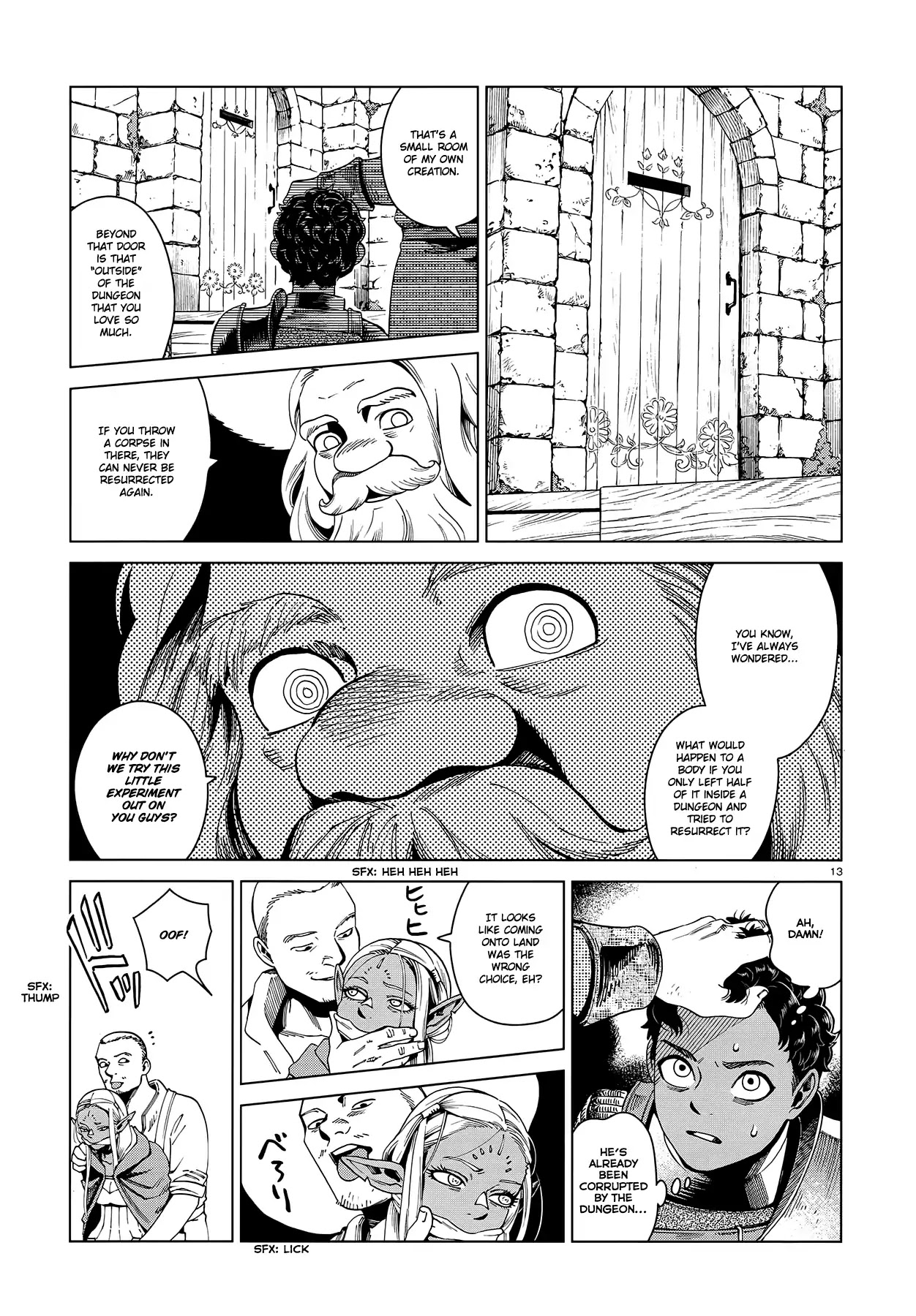 Dungeon Meshi Chapter 53 page 13 - Chapter 53: On the 1st Level