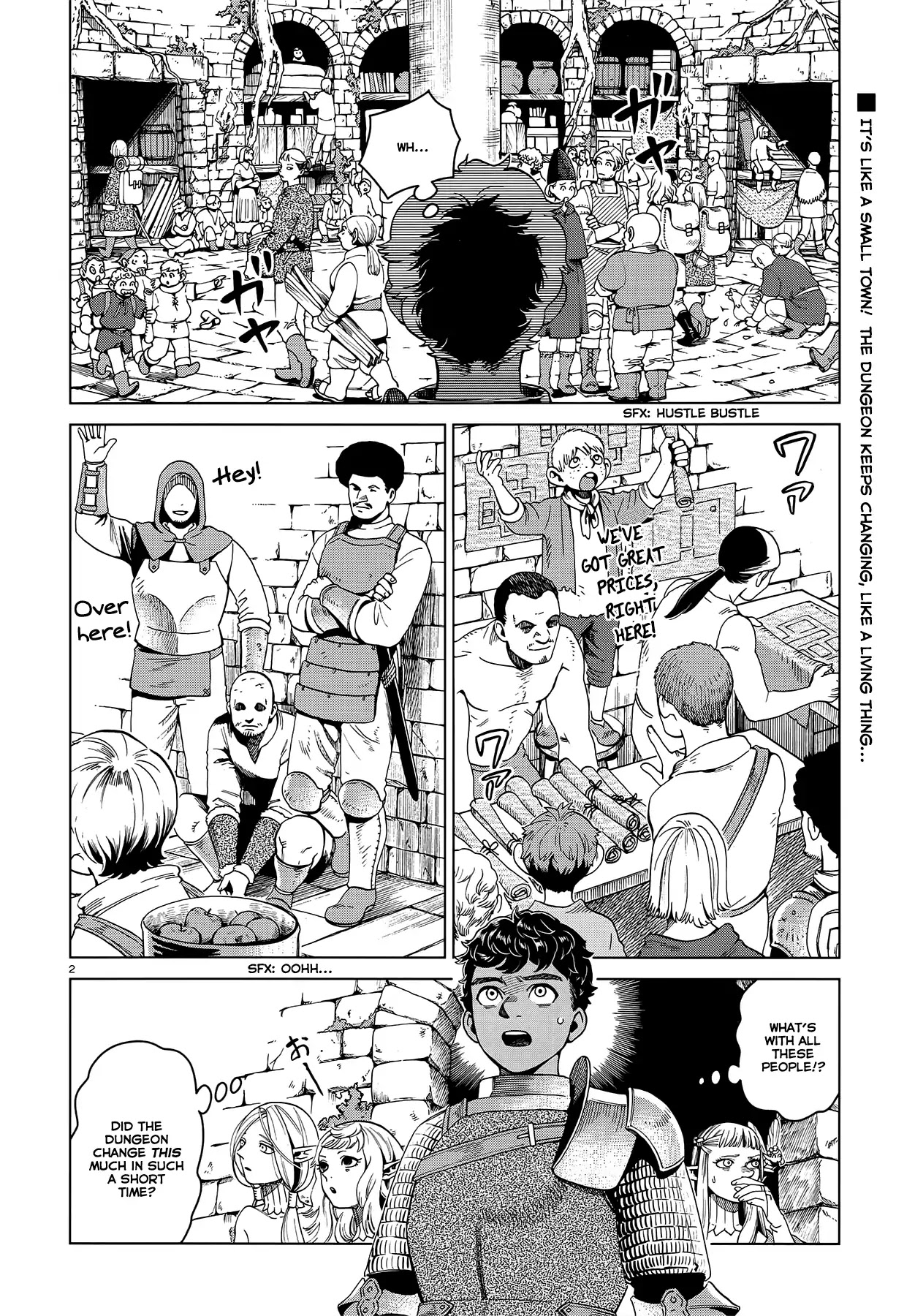 Dungeon Meshi Chapter 53 page 2 - Chapter 53: On the 1st Level
