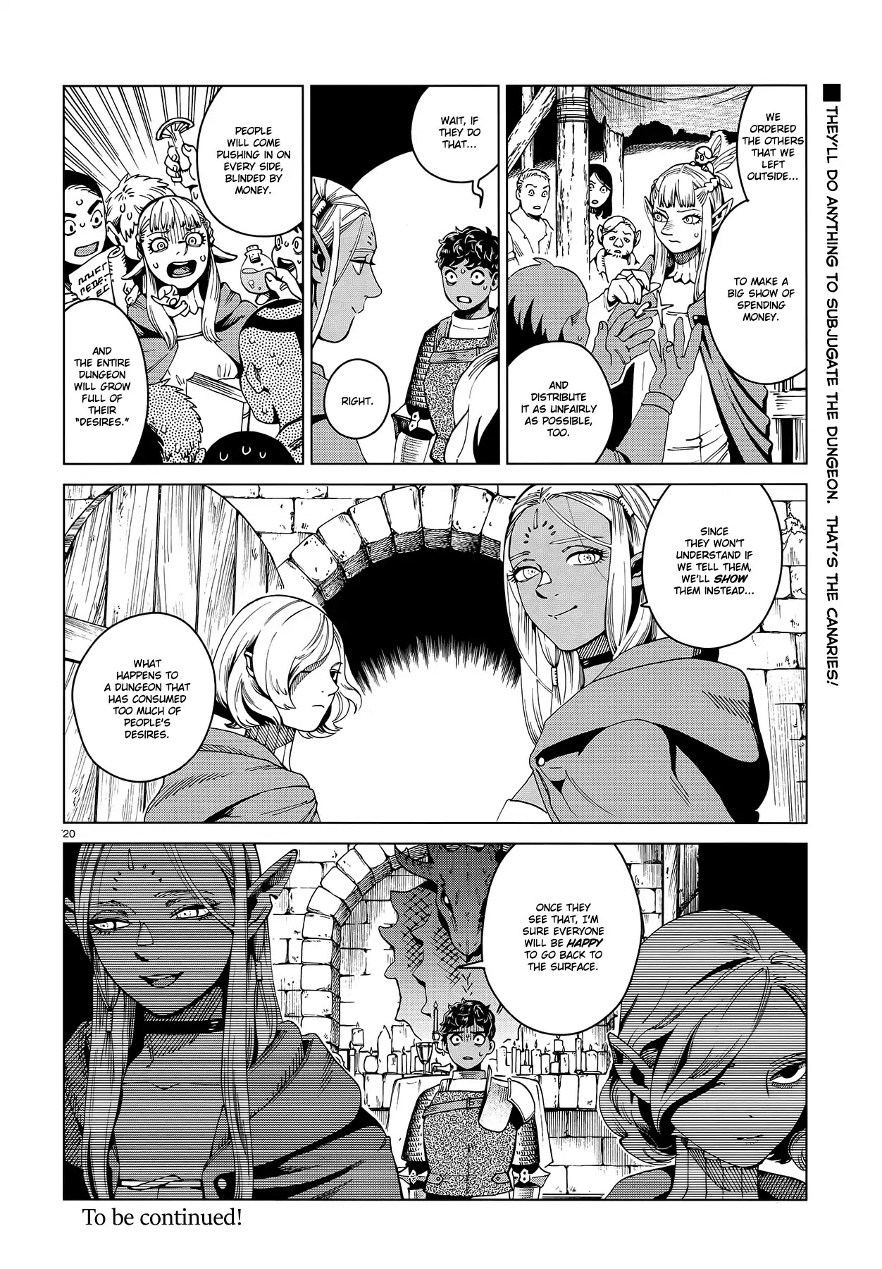 Dungeon Meshi Chapter 53 page 20 - Chapter 53: On the 1st Level