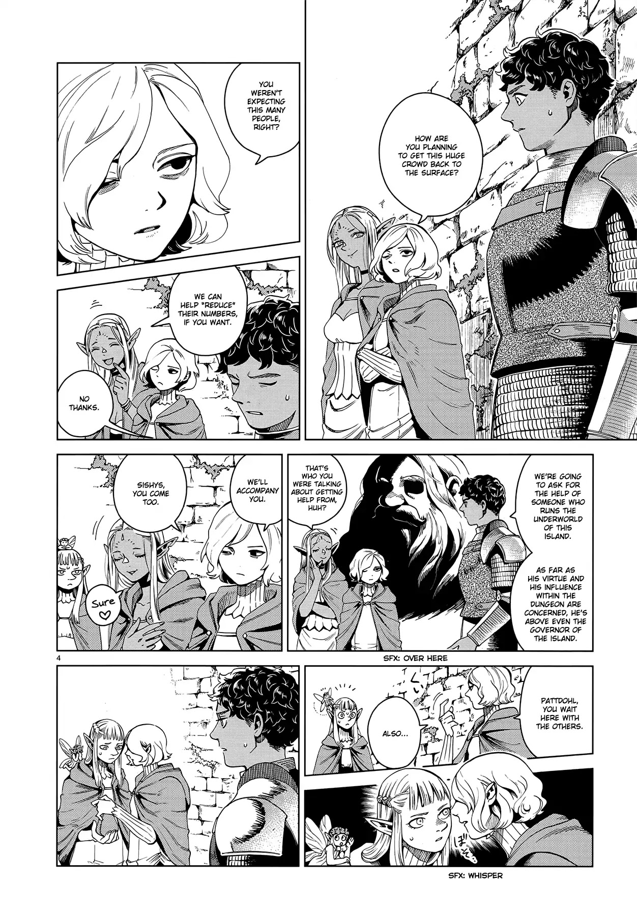 Dungeon Meshi Chapter 53 page 4 - Chapter 53: On the 1st Level