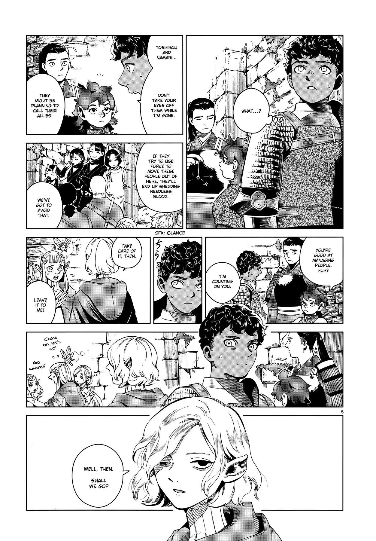 Dungeon Meshi Chapter 53 page 5 - Chapter 53: On the 1st Level